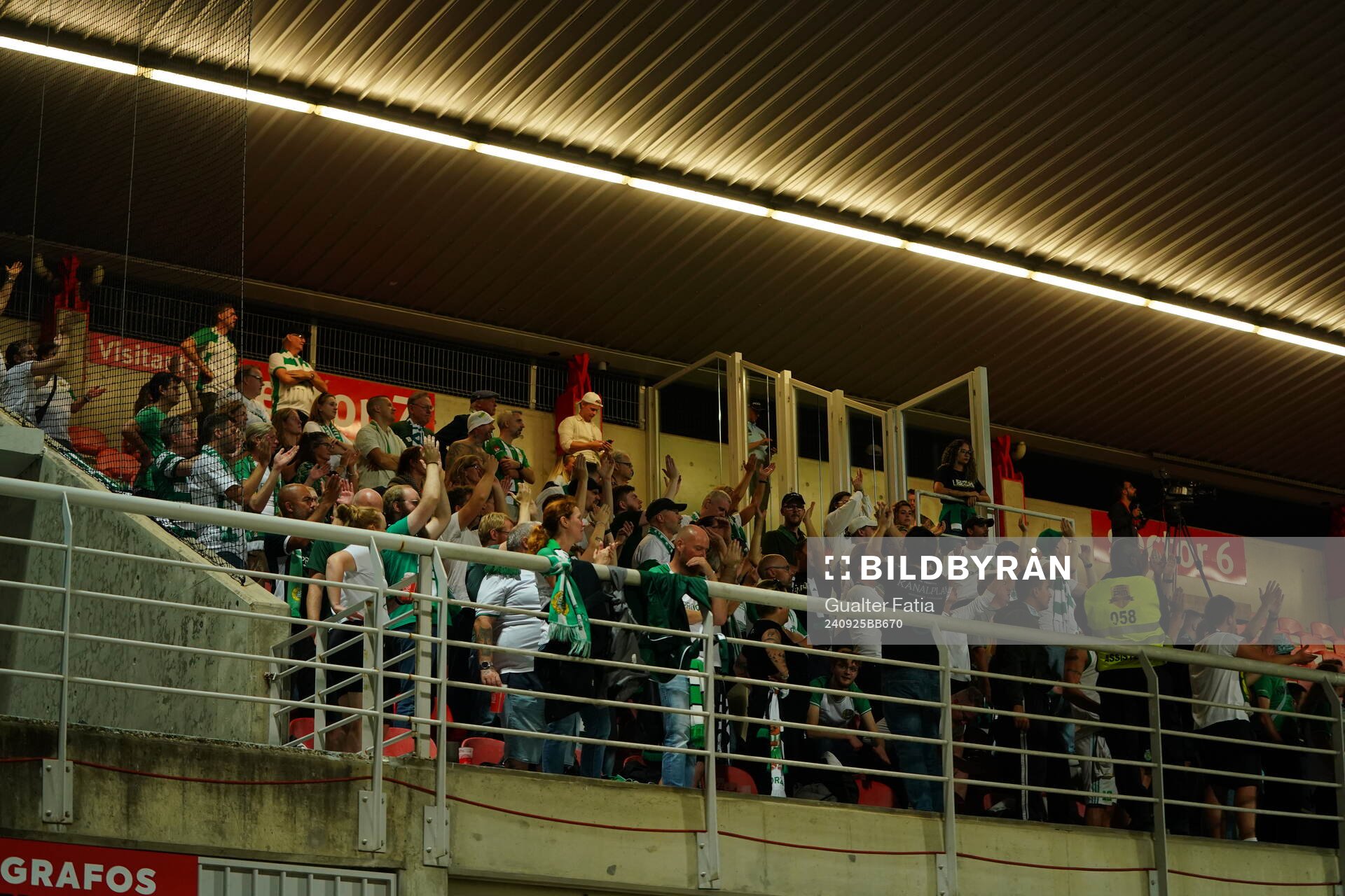Supporters of Hammarby in the stands
