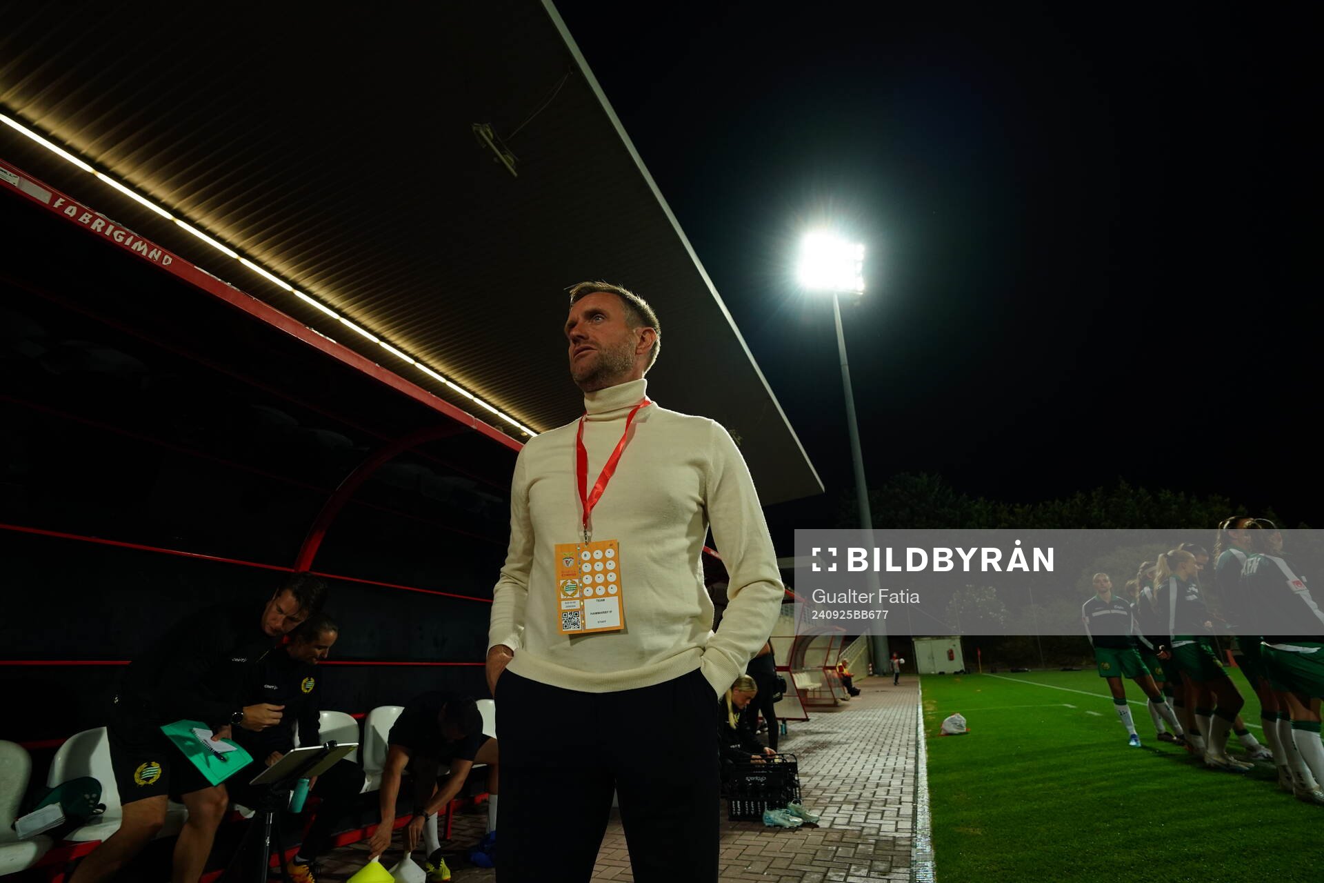 Coach Martin Sjögren of Hammarby