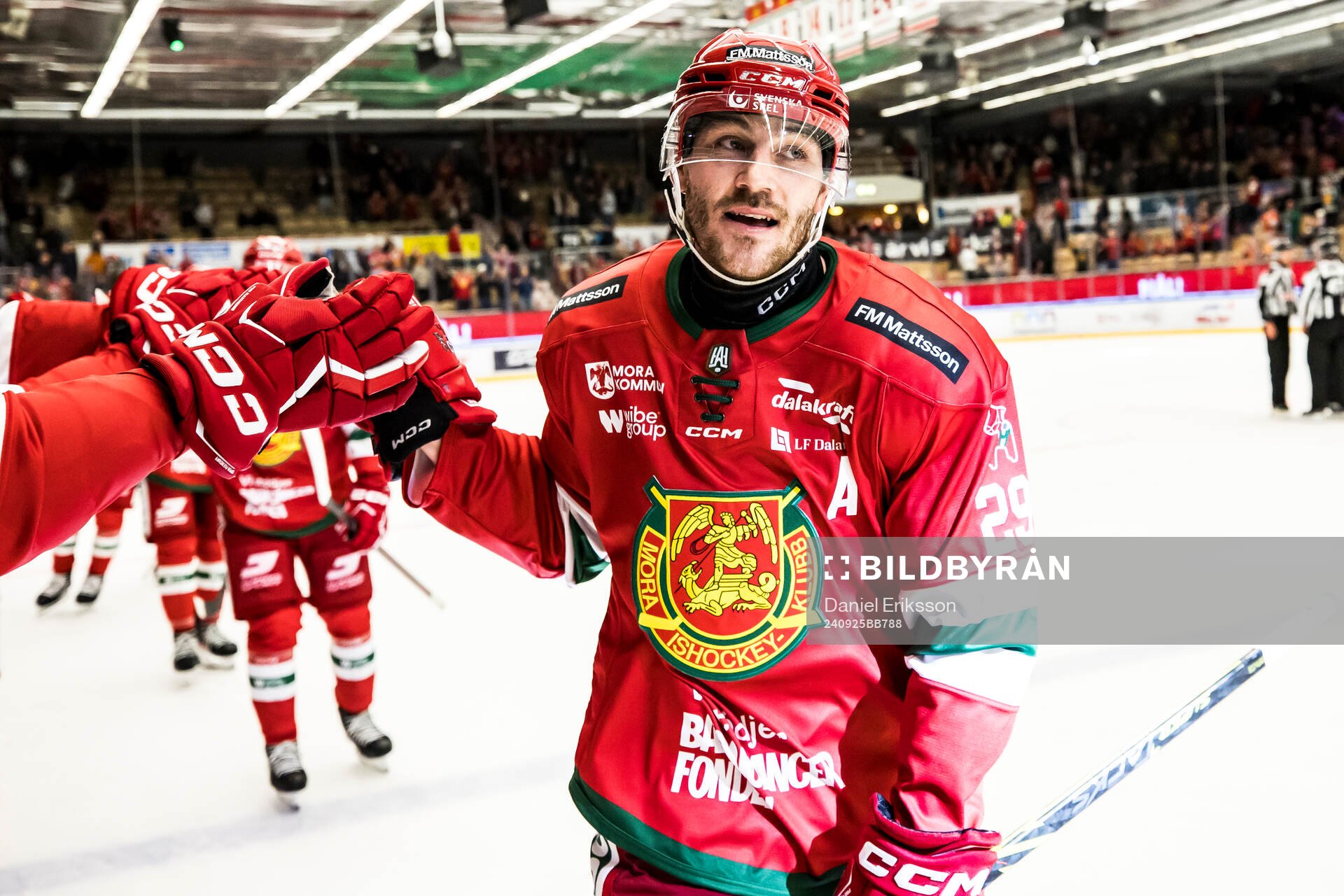 Moras Johan Persson jubel