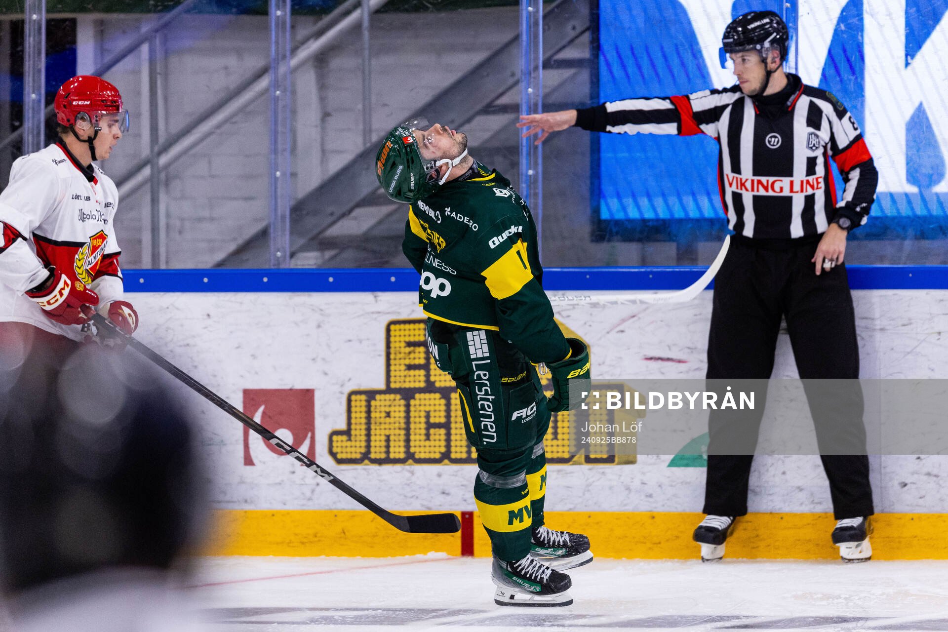 Björklövens Maxime Fortier jublar ??