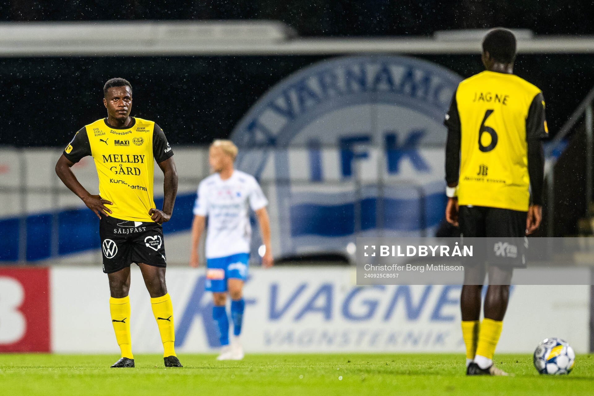 Mjällbys Manasse Kusu deppar