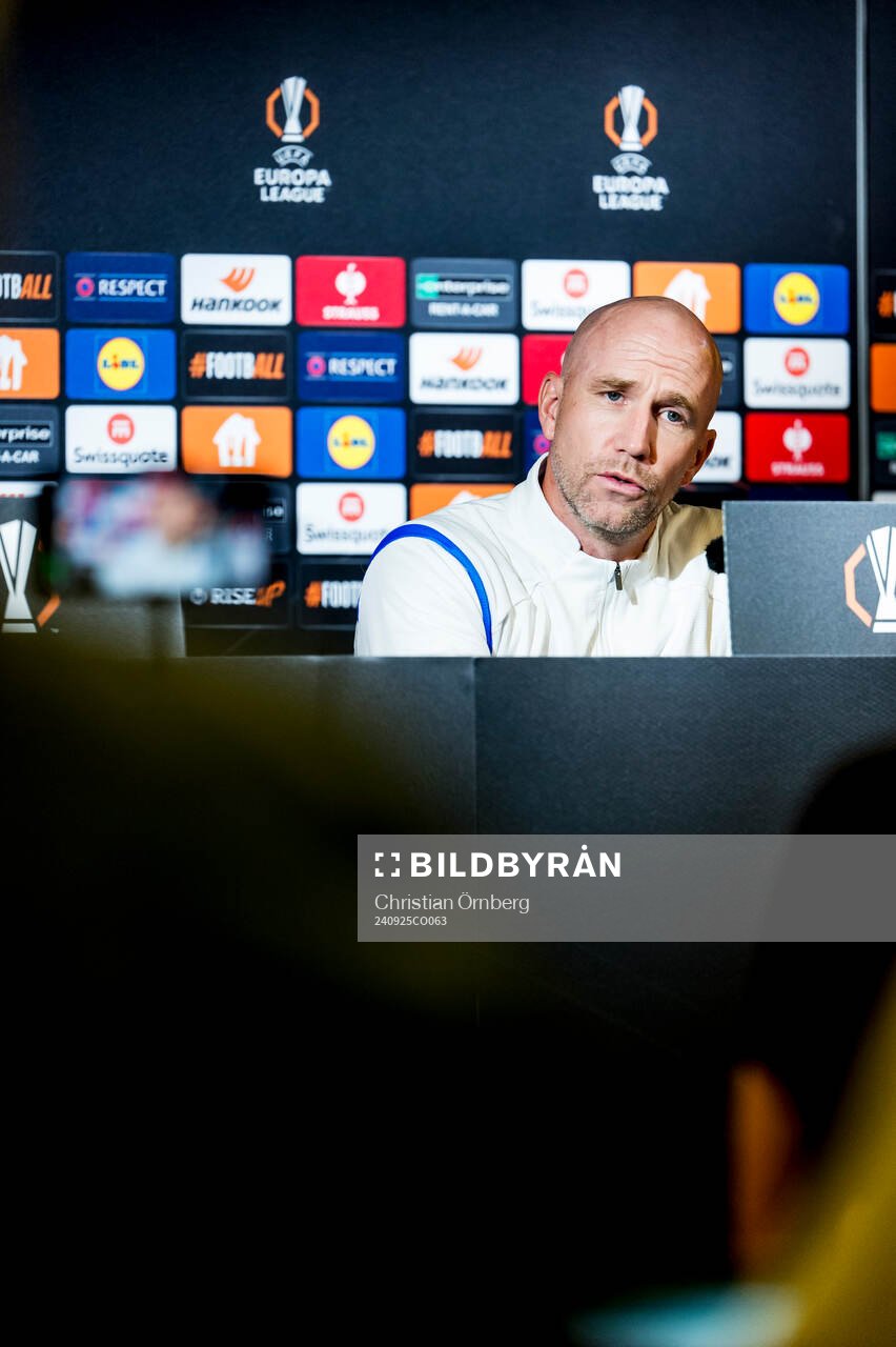 Head coach Henrik Rydström of Malmö FF