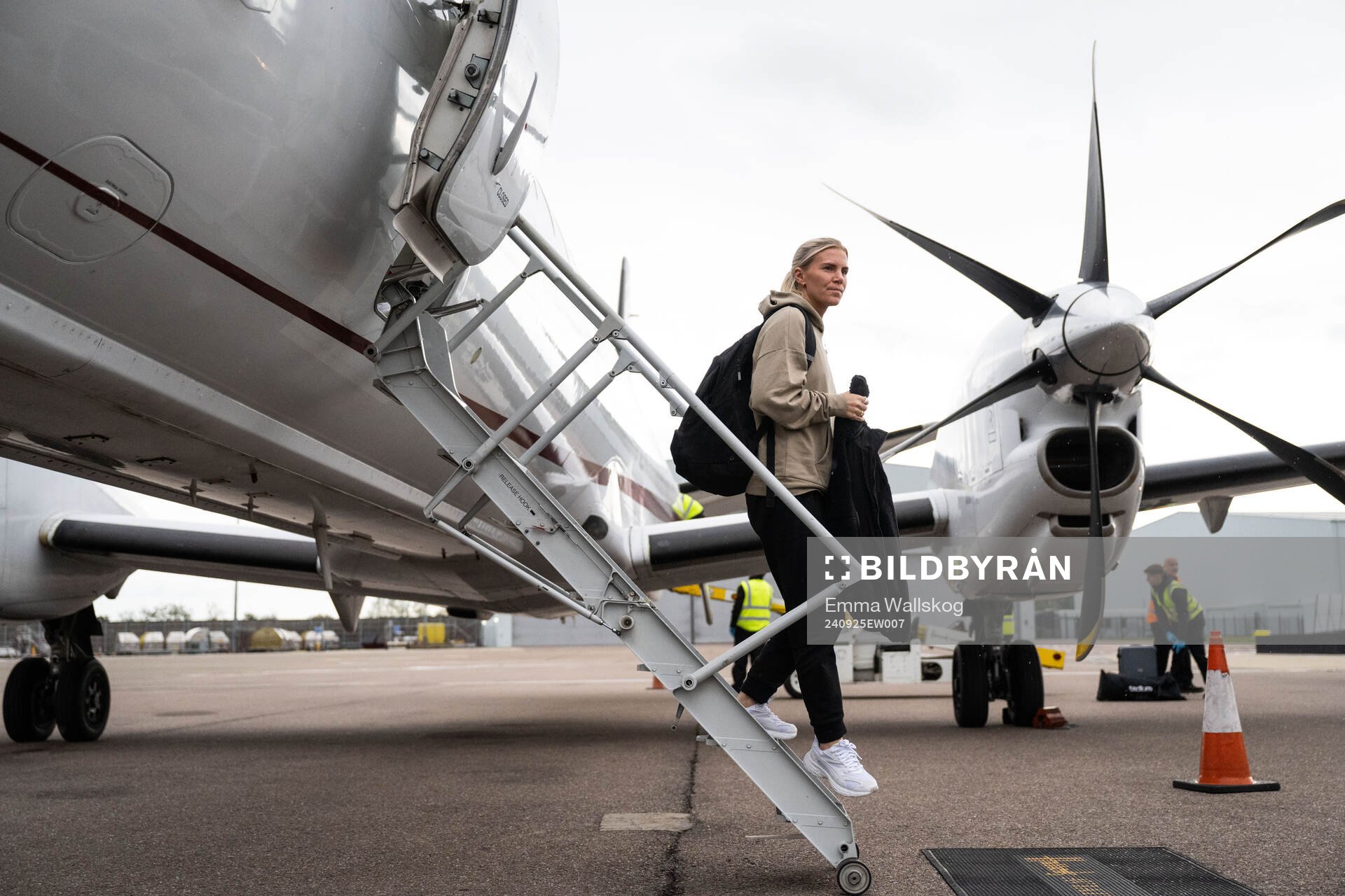 Josefine Rybrink of Häcken travel to London