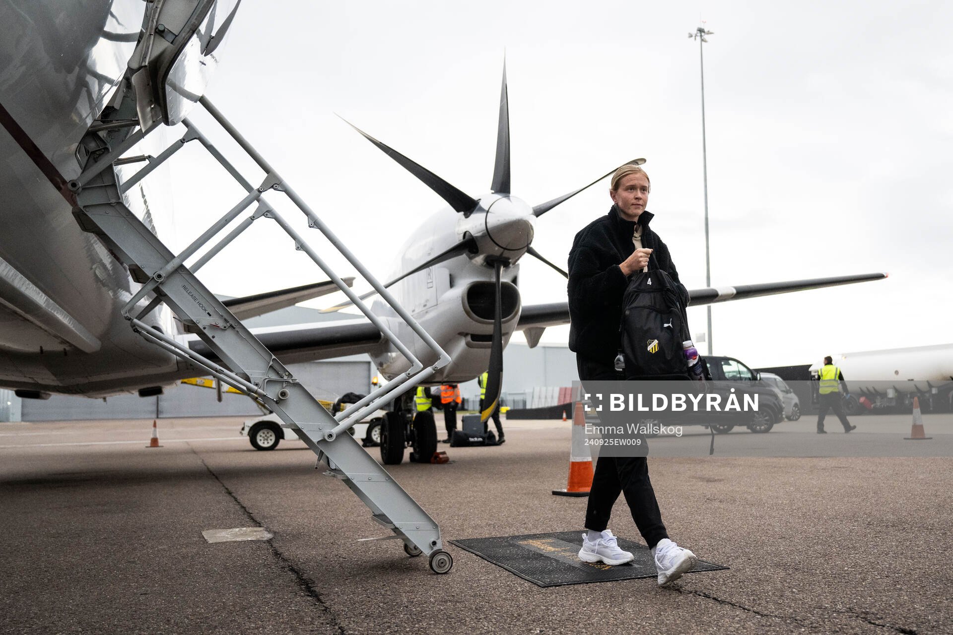 Emma Östlund of Häcken travel to London