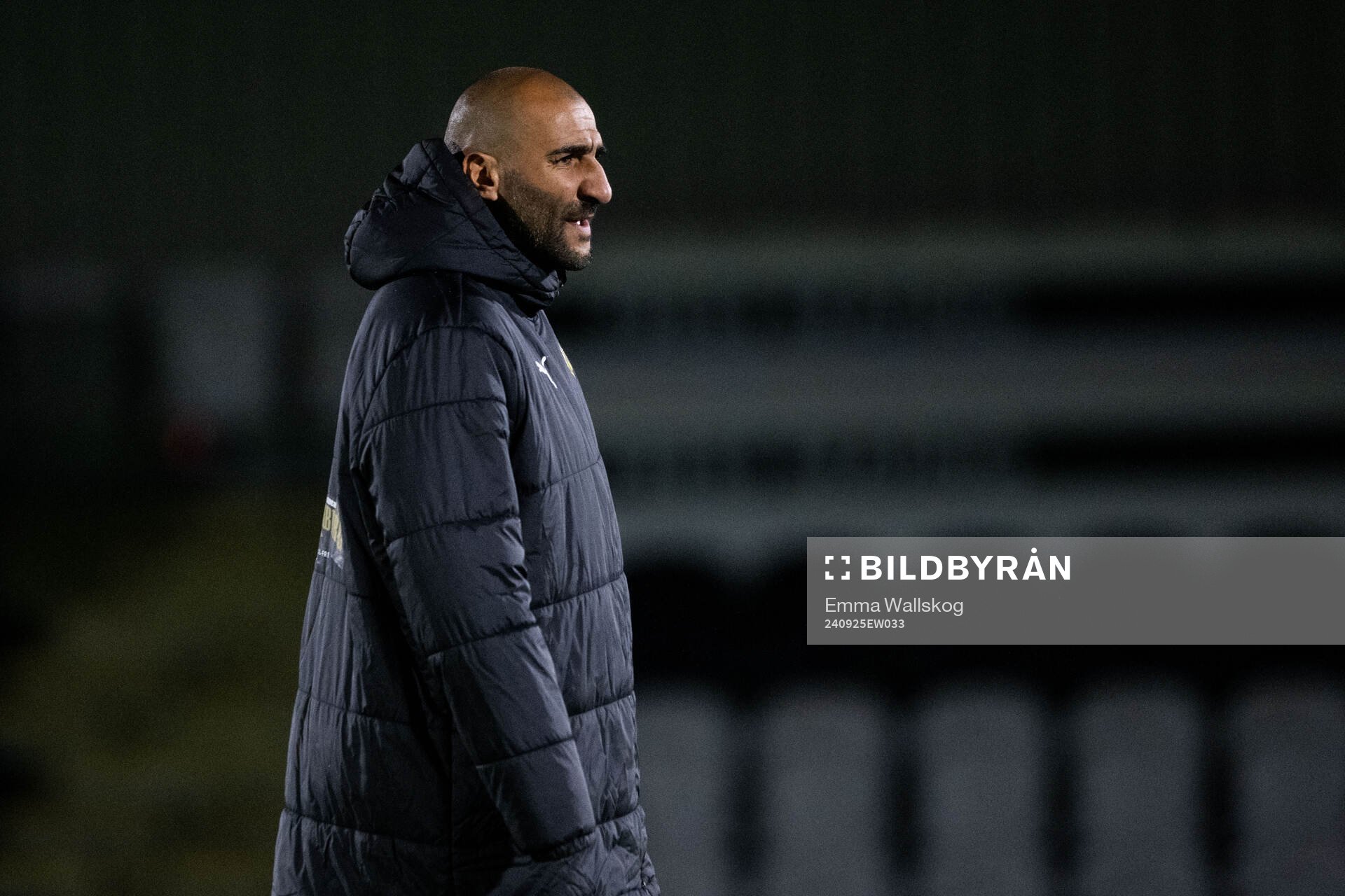 Head coach Mak Lind during a training session with Häcken on September 25, 2024 in London. 