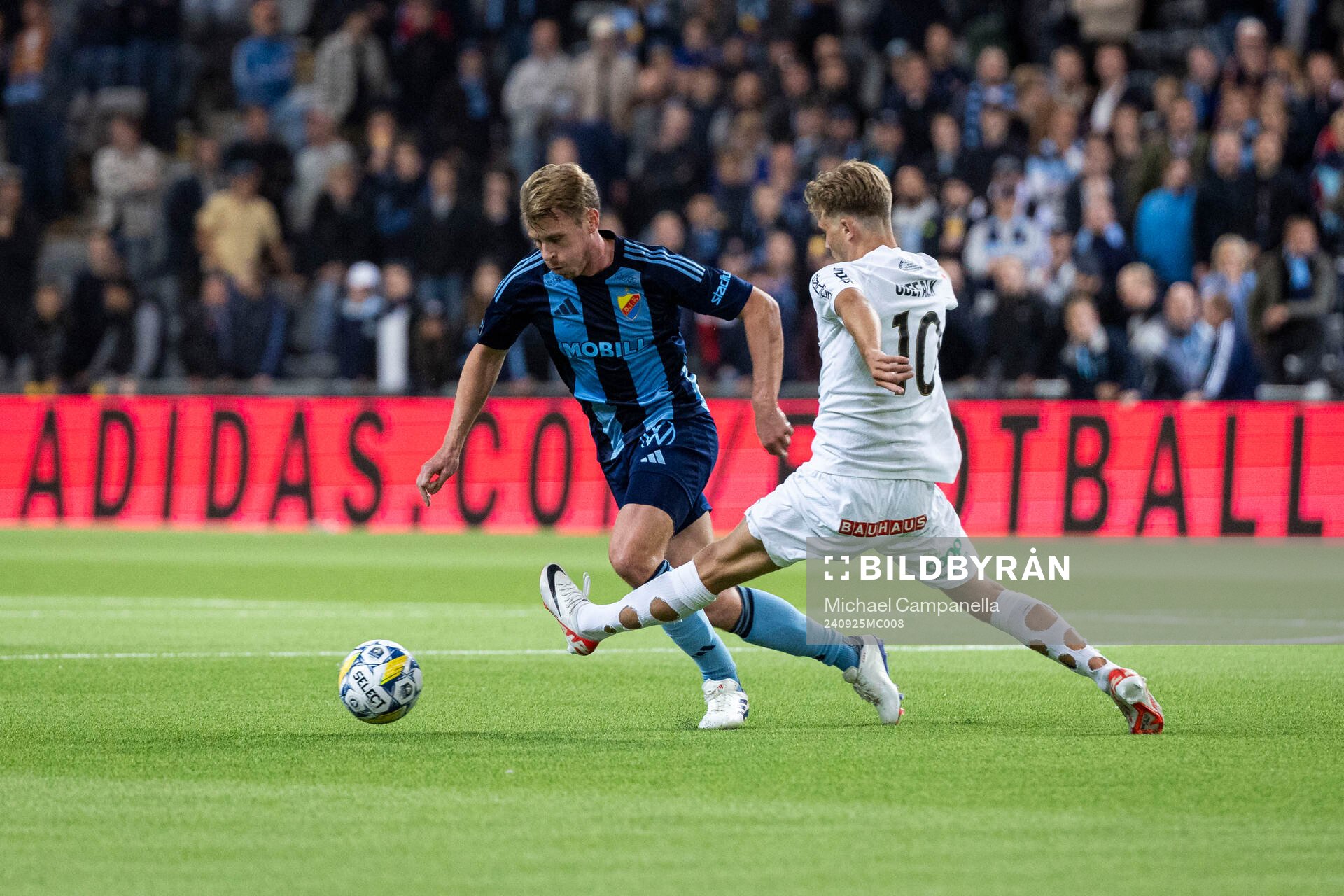 Djurgårdens Rasmus Schuller och Brommapojkarnas Wilmer