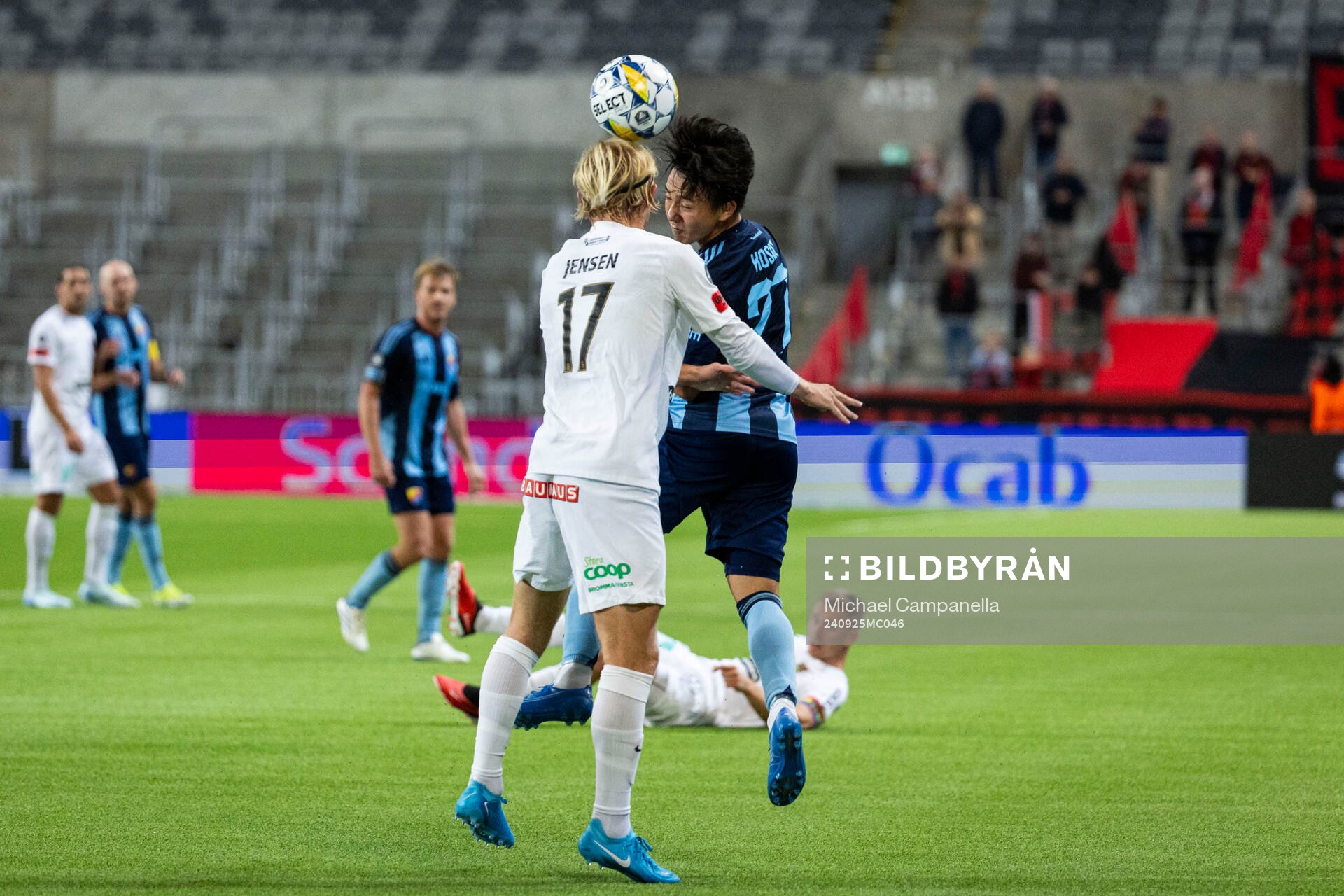 Brommapojkarnas Alexander Jensen och Djurgårdens Keita