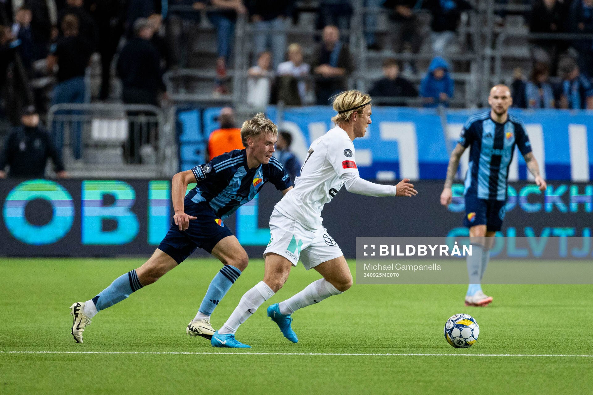 Djurgårdens Santeri Haarala och Brommapojkarnas Alexander