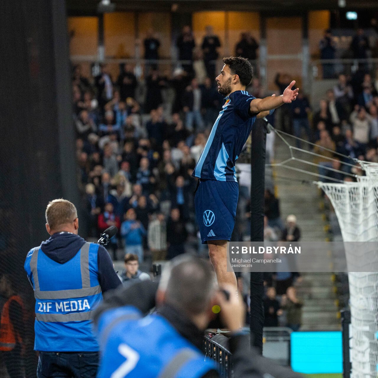Djurgårdens Deniz Hummet jublar