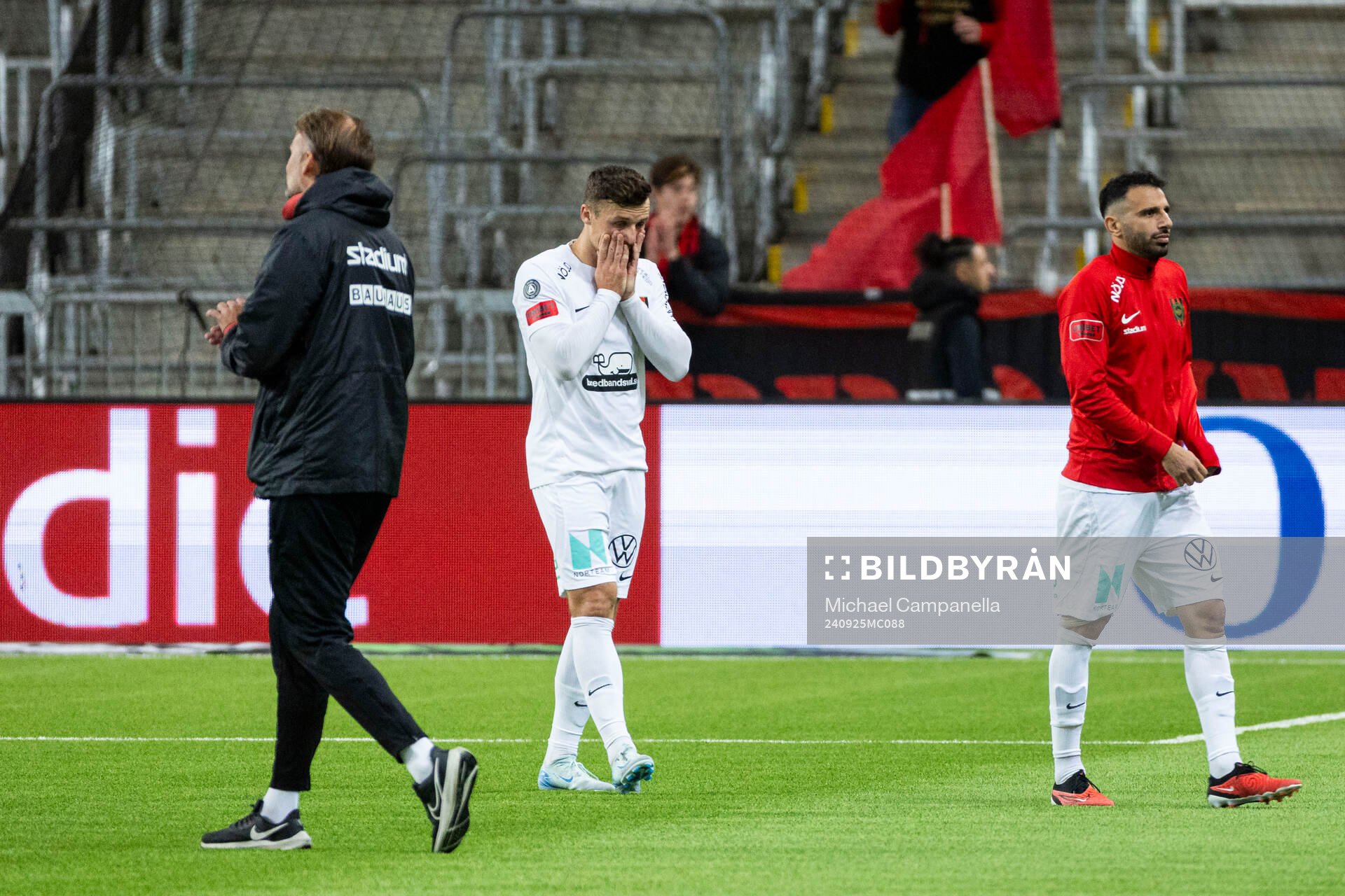 Brommapojkarnas Adam Skanning Jakobsen  deppar