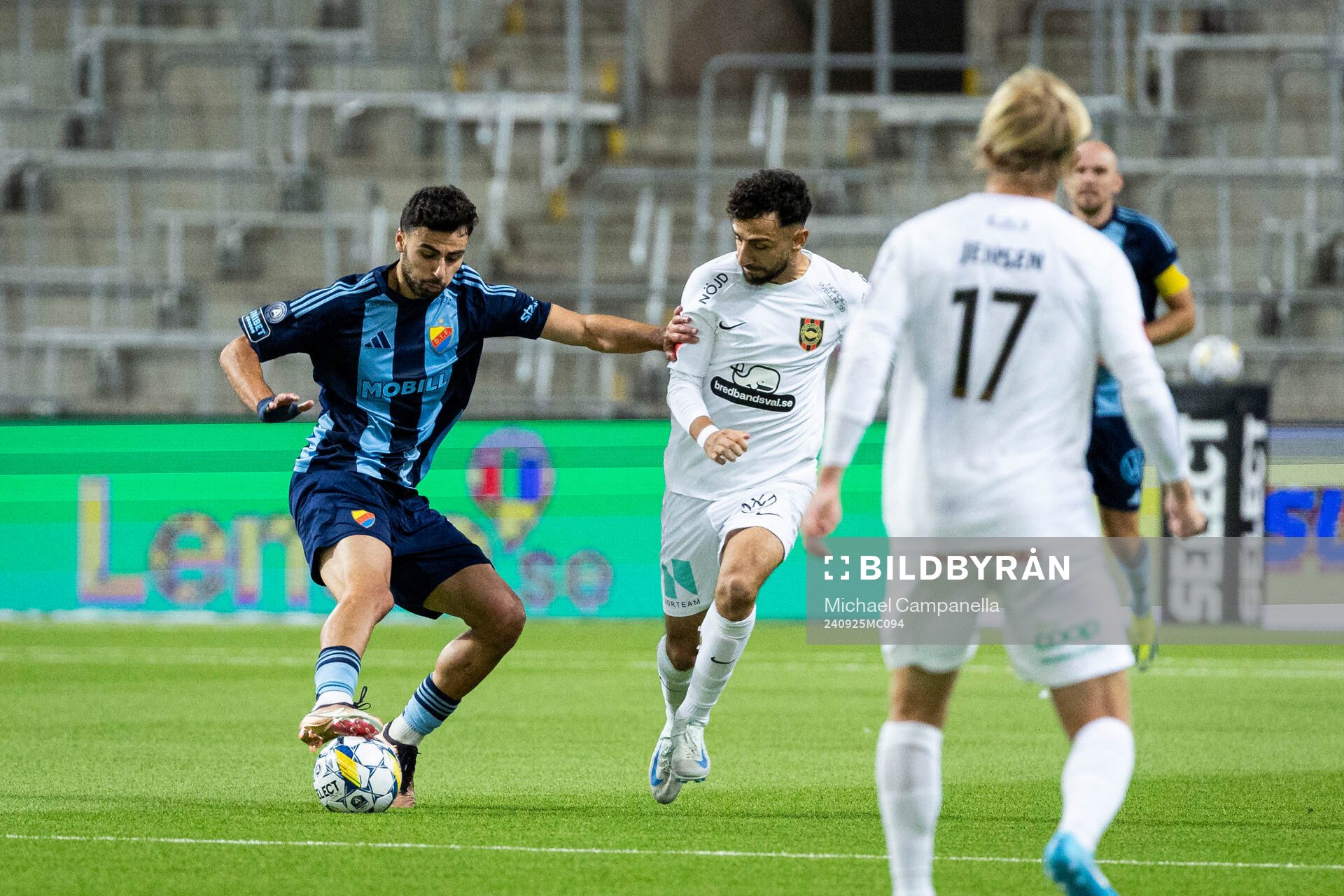 Djurgårdens Deniz Hummet  och Brommapojkarnas Paya Pichkah