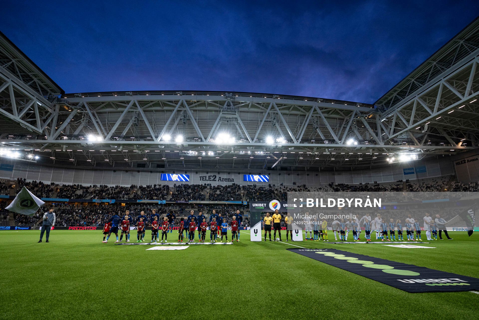 Djurgårdens och Brommapojkarnas spelare i lineup