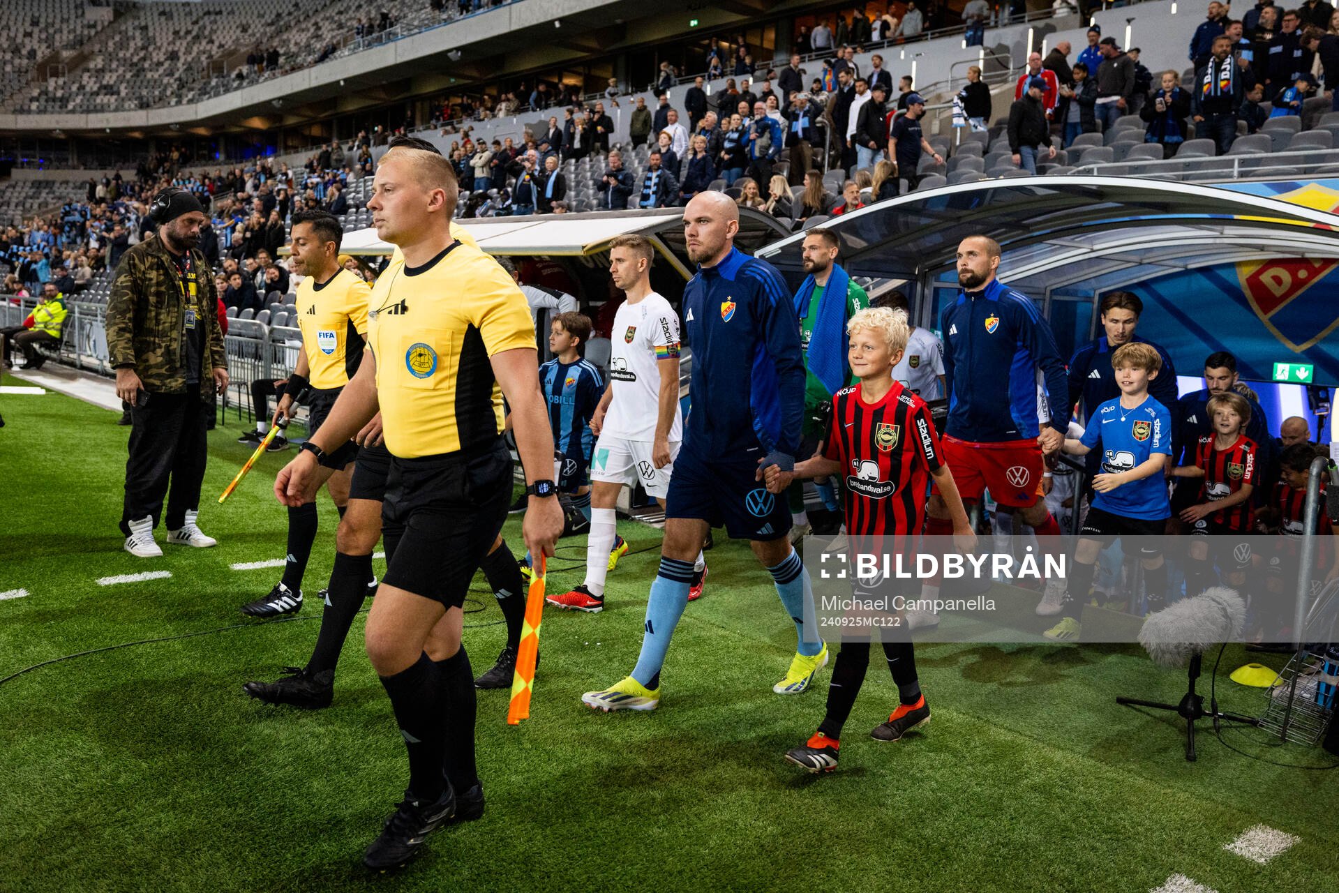 Djurgårdens och Brommapojkarnas spelare i lineup