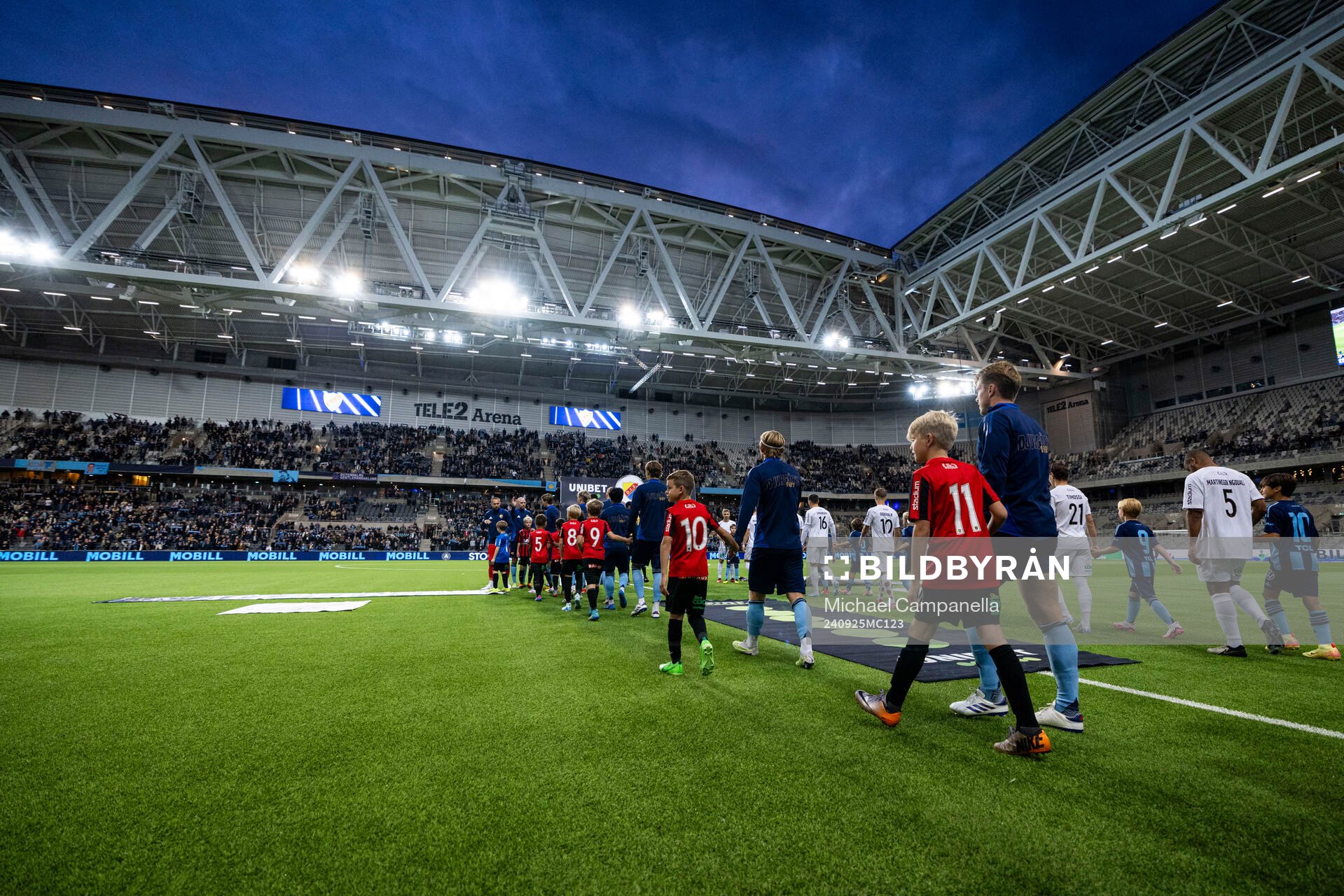 Djurgårdens och Brommapojkarnas spelare i lineup