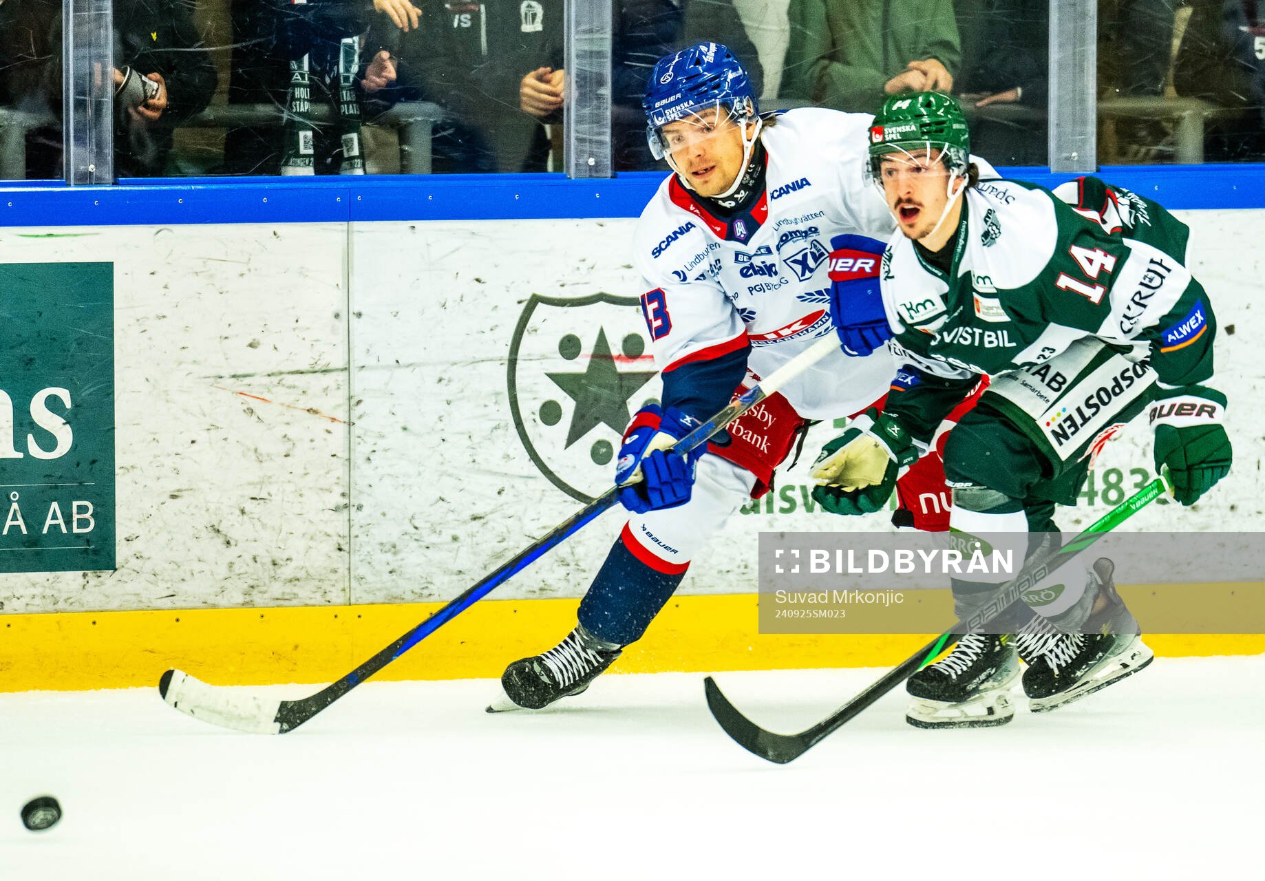 Oskarshamns Max Krogdahl och Tingsryds Quentin Tomasino
