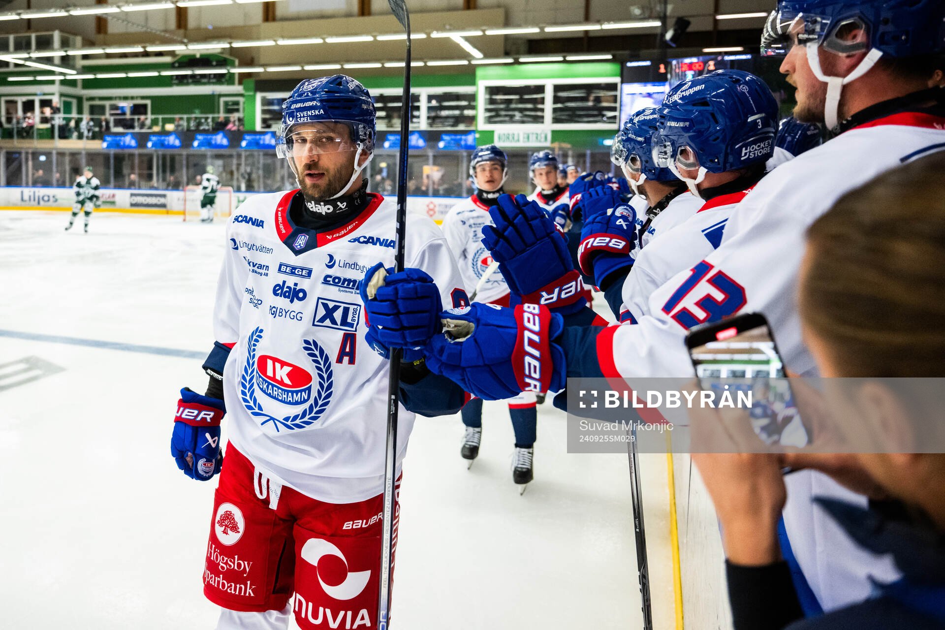 Oskarshamns Eero Savilahti jublar