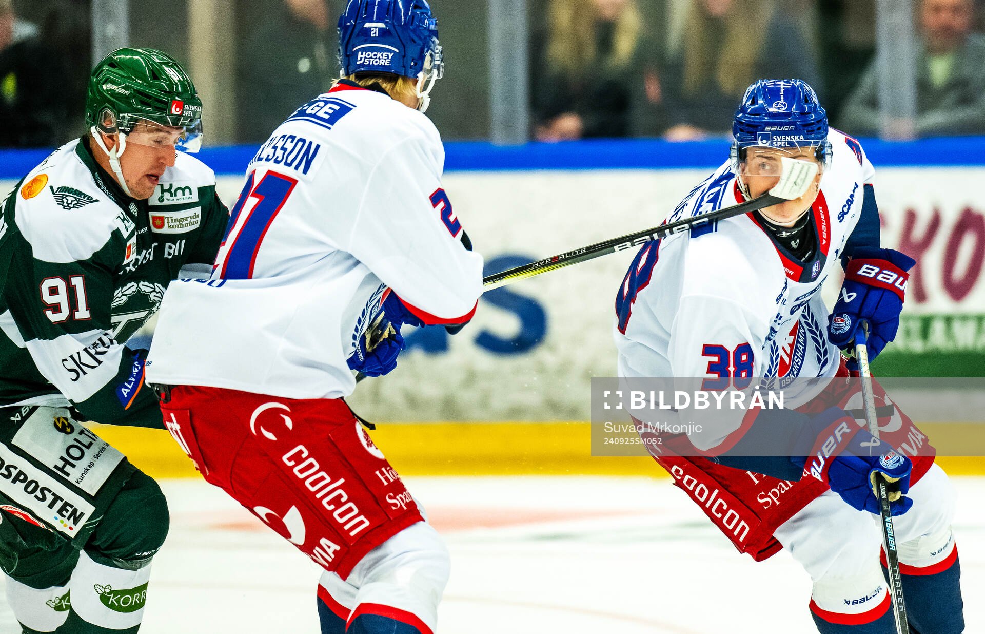 Tingsryds Markus Ruuskanen och Oskarshamns Axel Landén