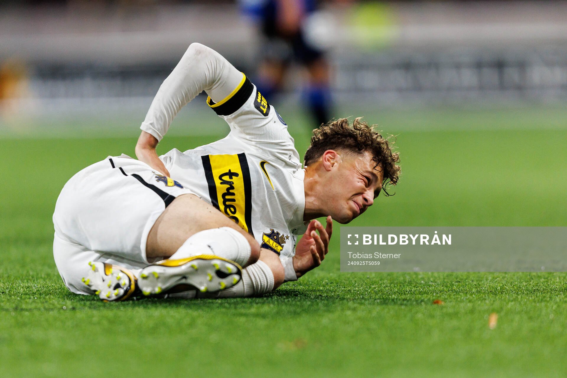 AIKs Victor Goncalves Andersson har ont