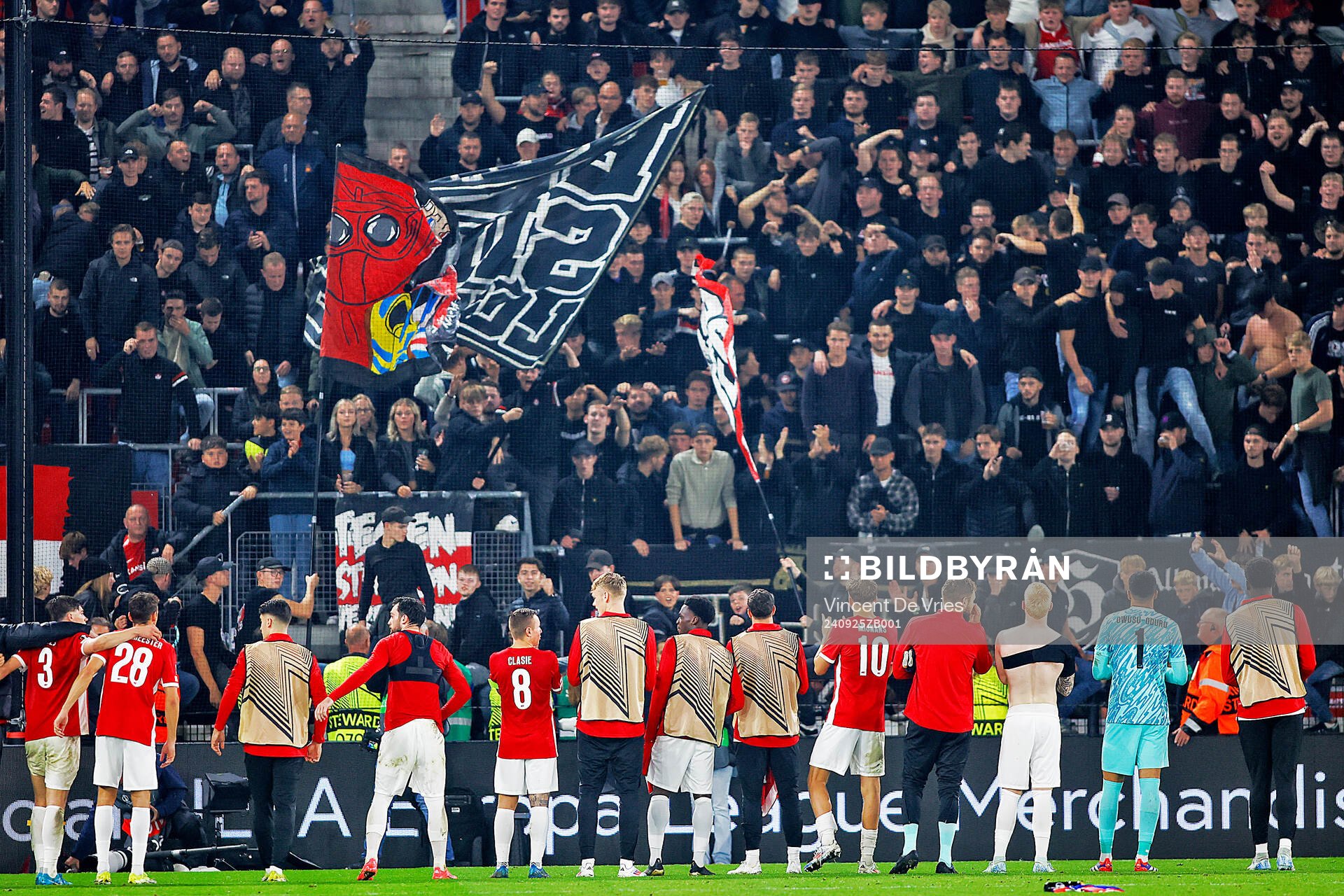 ALKMAAR - 25-09-2024, AFAS Stadium. UEFA Europa League,
