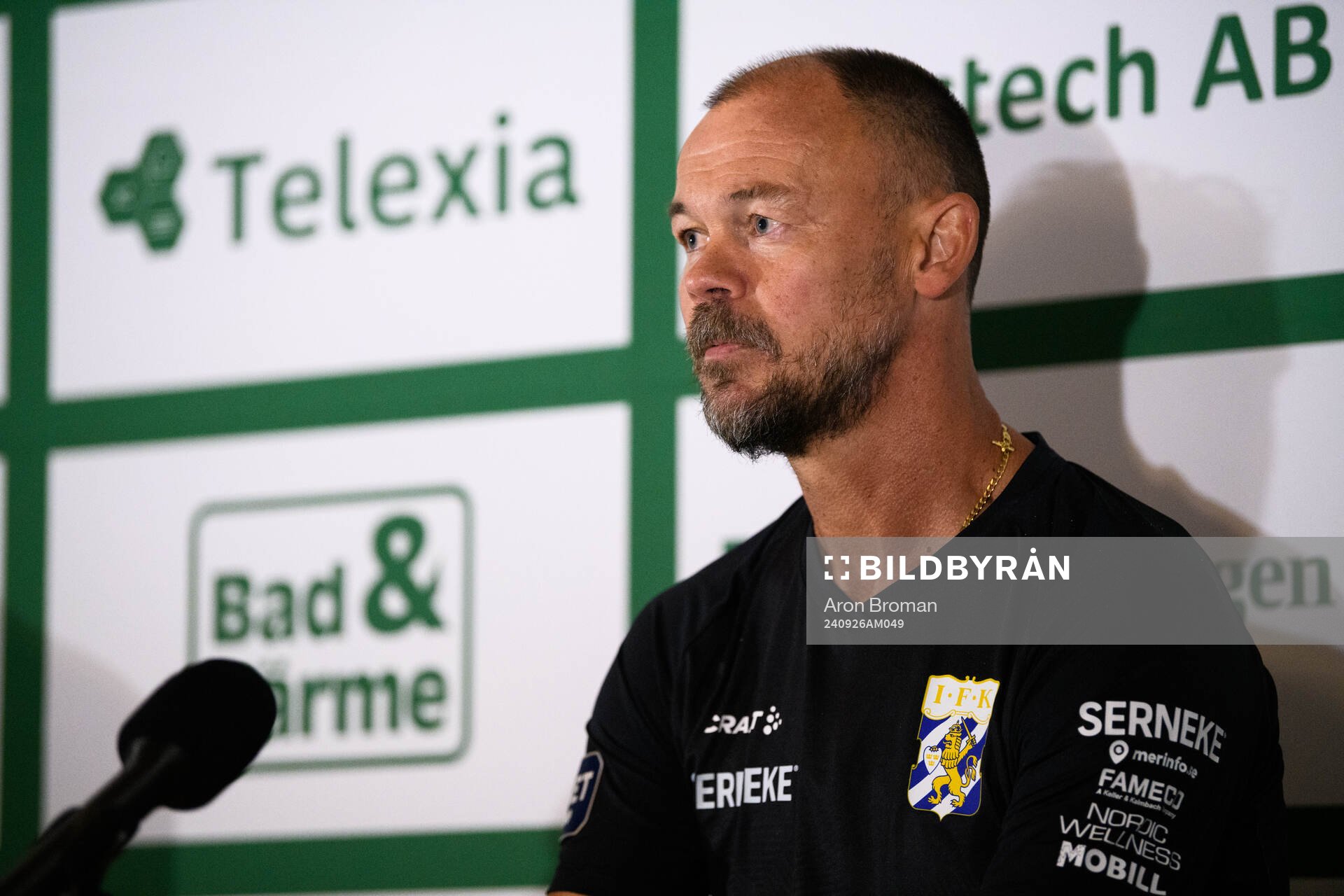 IFK Göteborgs assisterande tränare Joachim Björklund vid