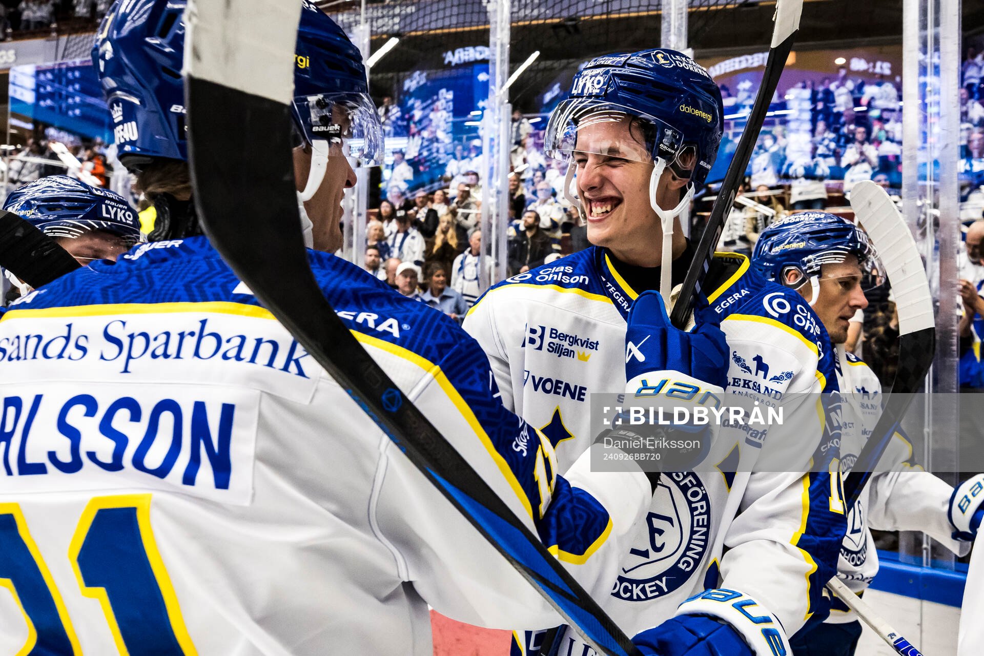 Leksands Anton Johansson jublar
