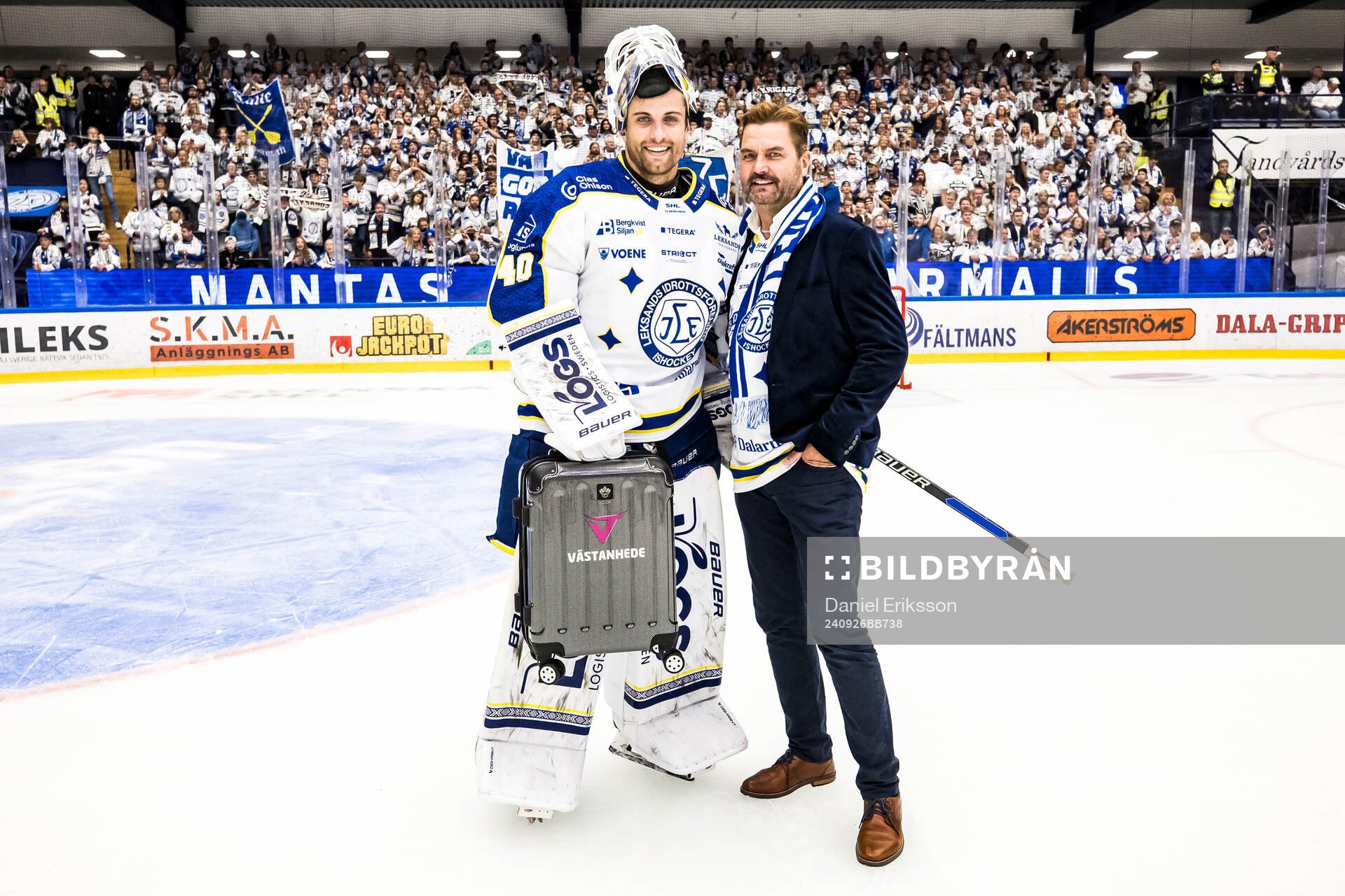 Leksands målvakt Mantas Armalis utsedd till matchens lirare