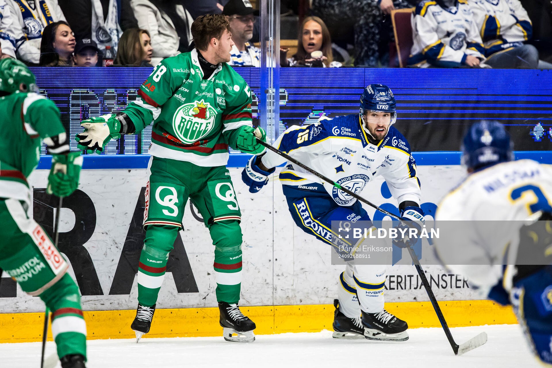 Rögles Filip Johansson och Leksands Max Veronneau