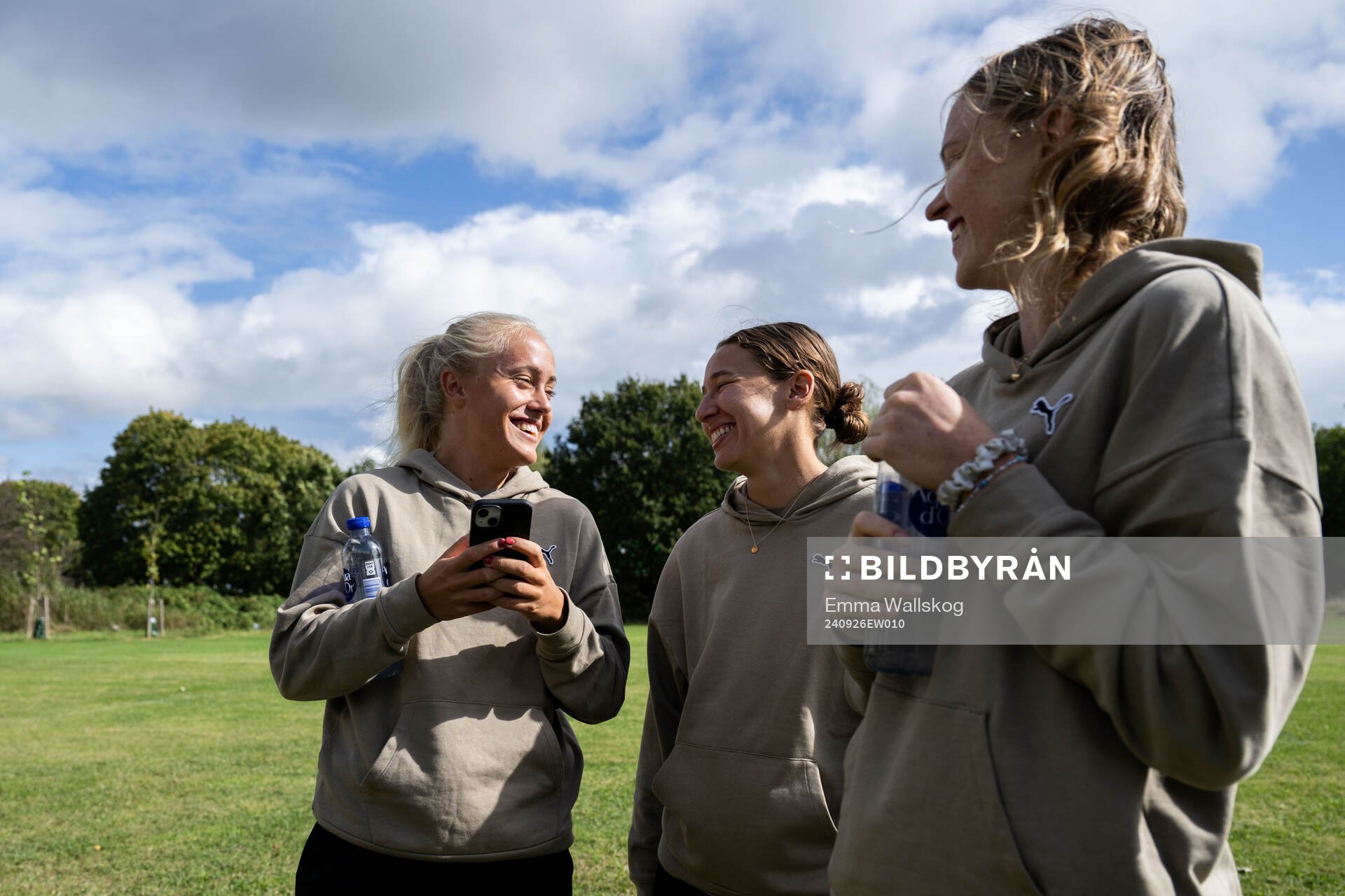 Alva Selerud, Tabby Tindell and Emma Östlund