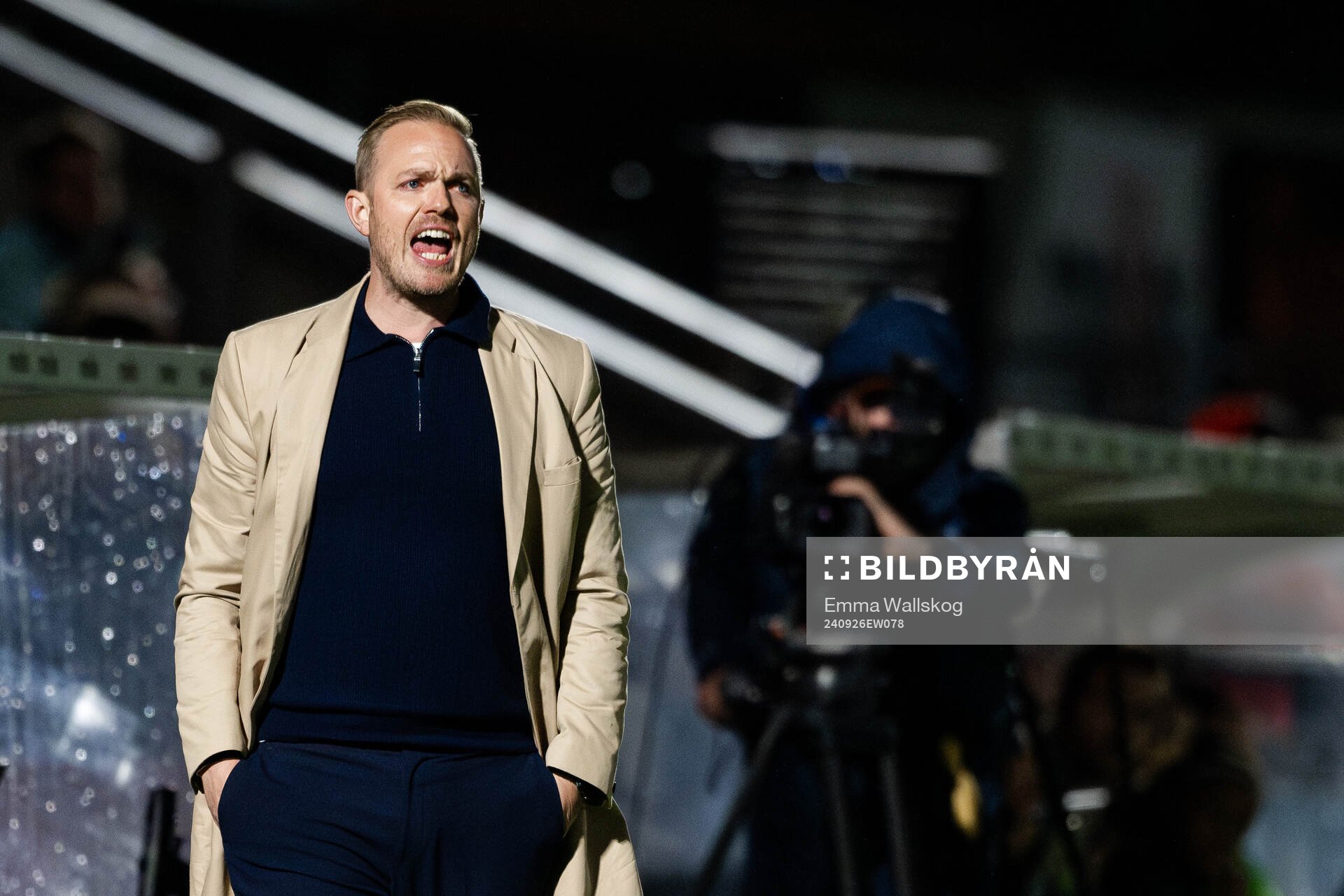 Head coach Jonas Eidevall of Arsenal