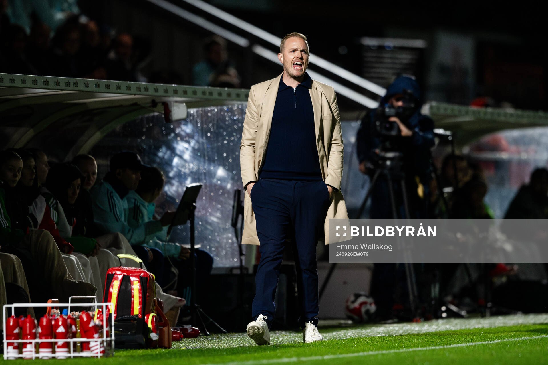 Head coach Jonas Eidevall of Arsenal