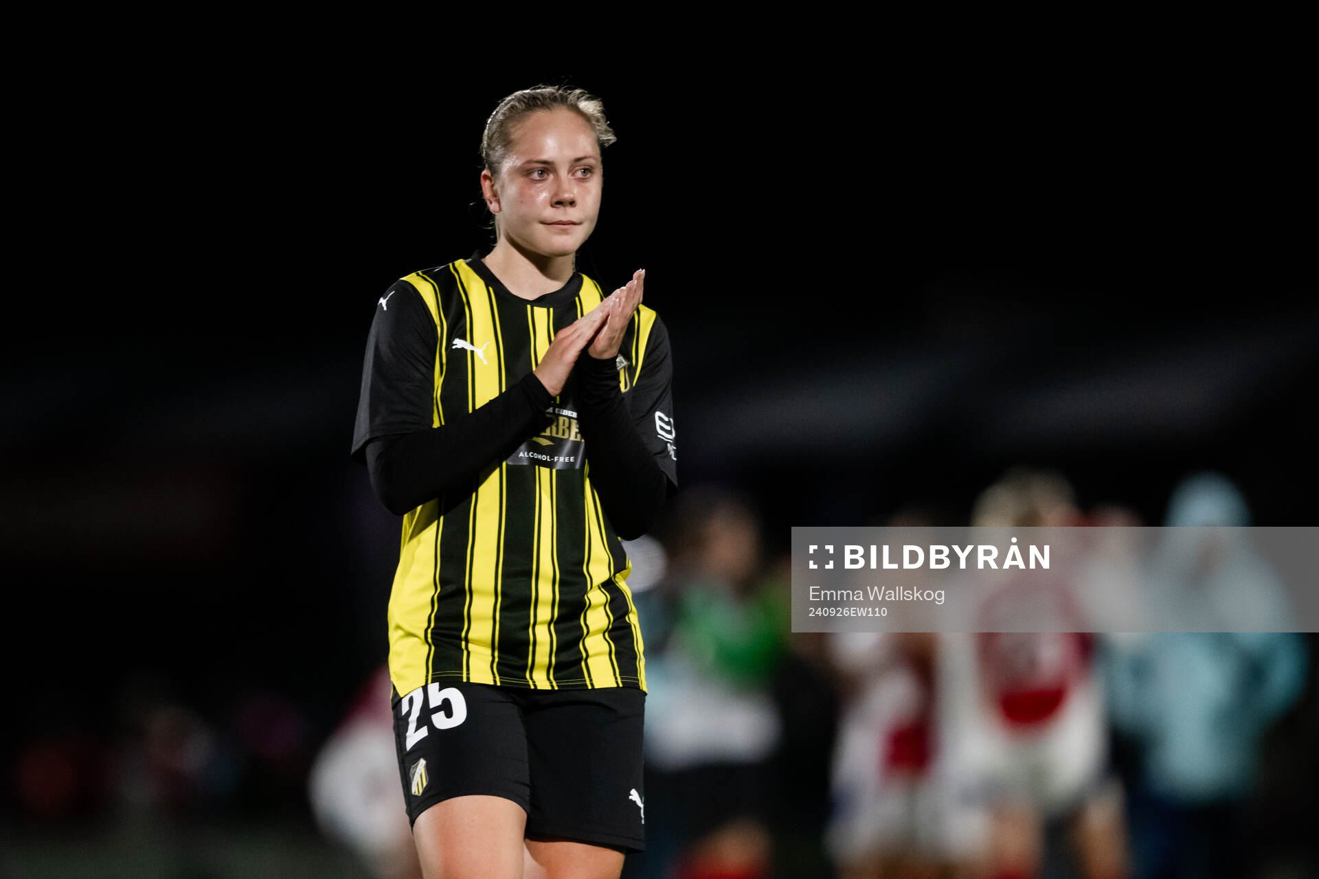 Alice Bergström of Häcken looks dejected