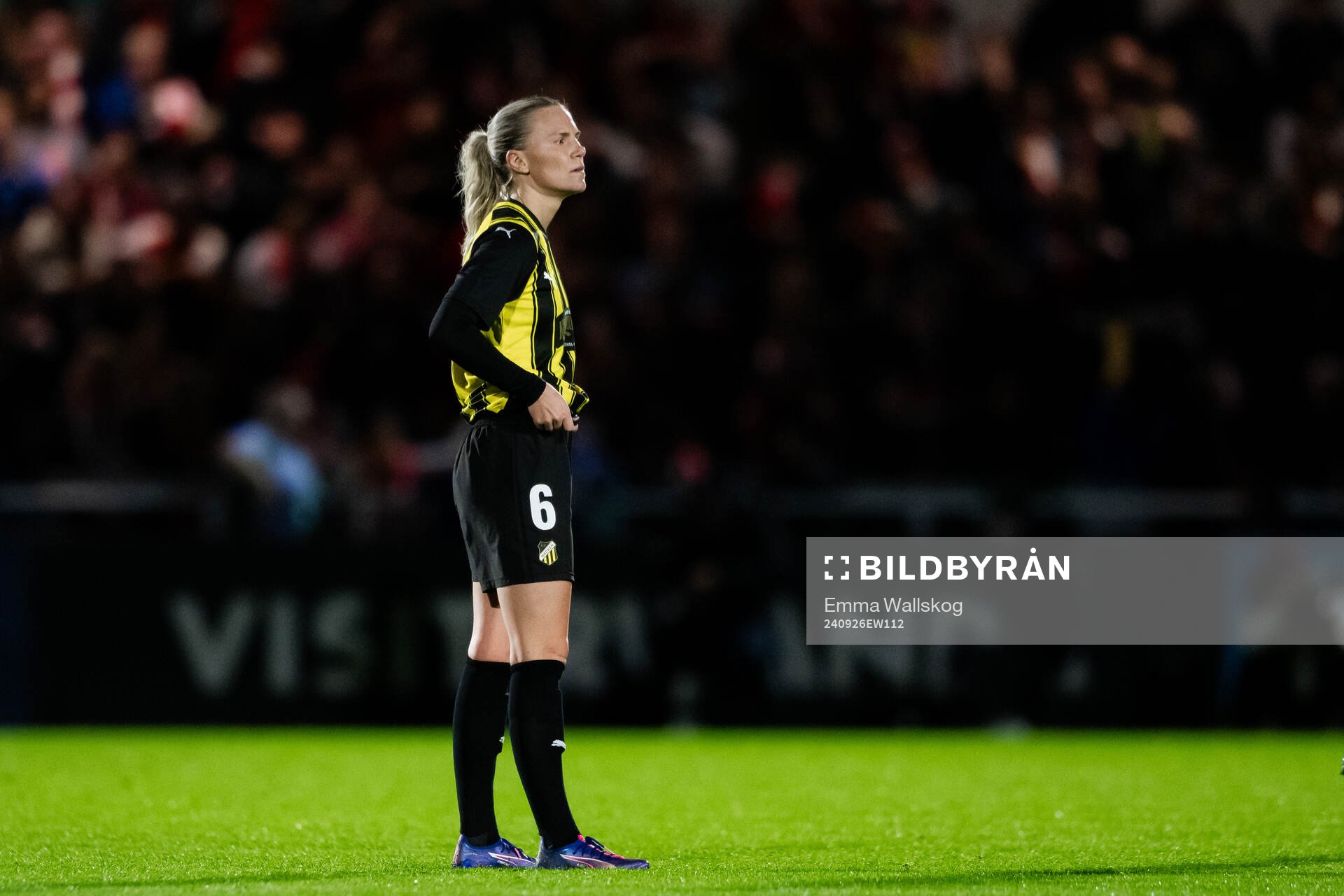 Josefine Rybrink of Häcken looks dejected
