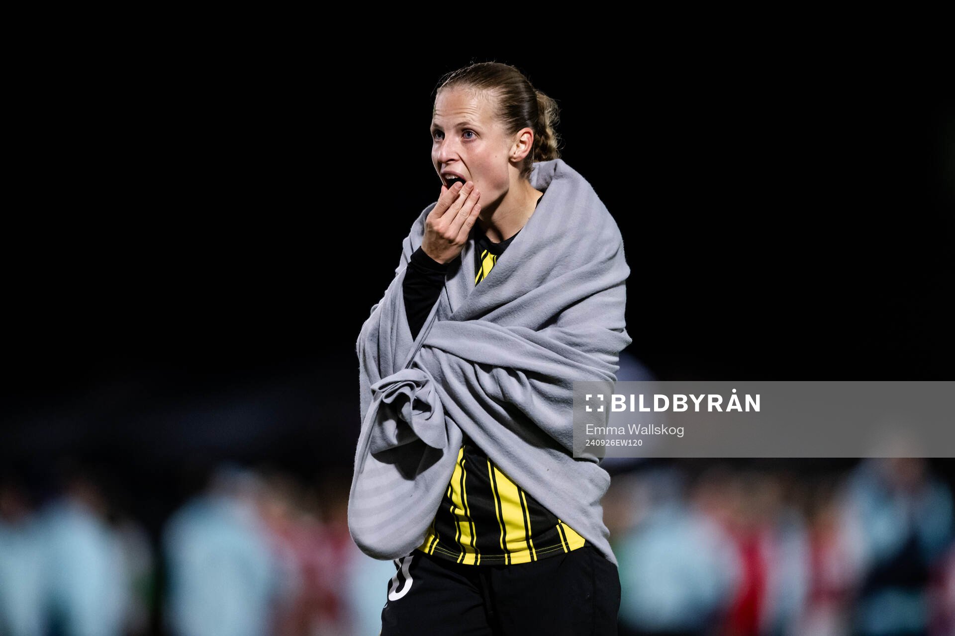 Anna Anvegård of Häcken looks dejected