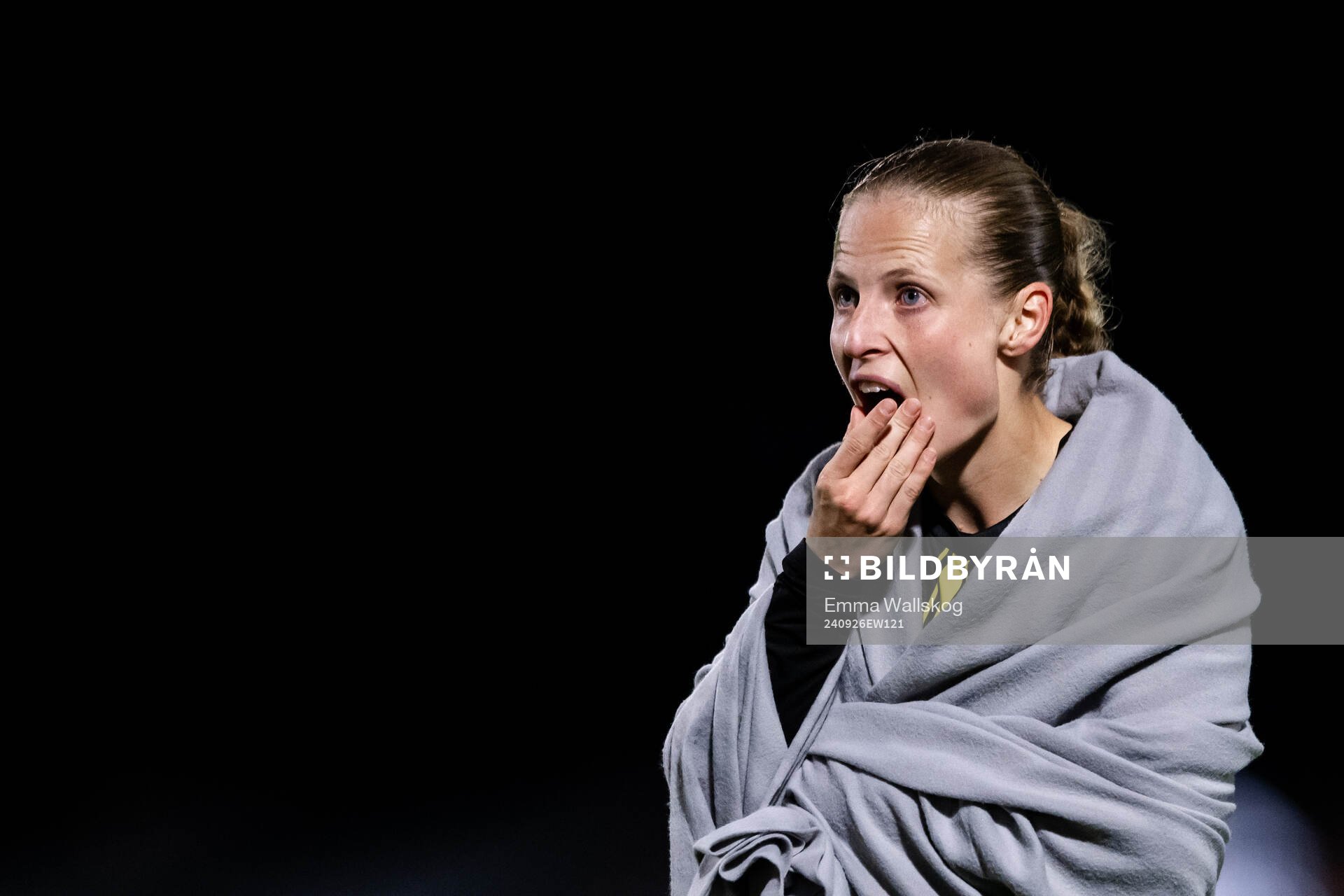 Anna Anvegård of Häcken looks dejected
