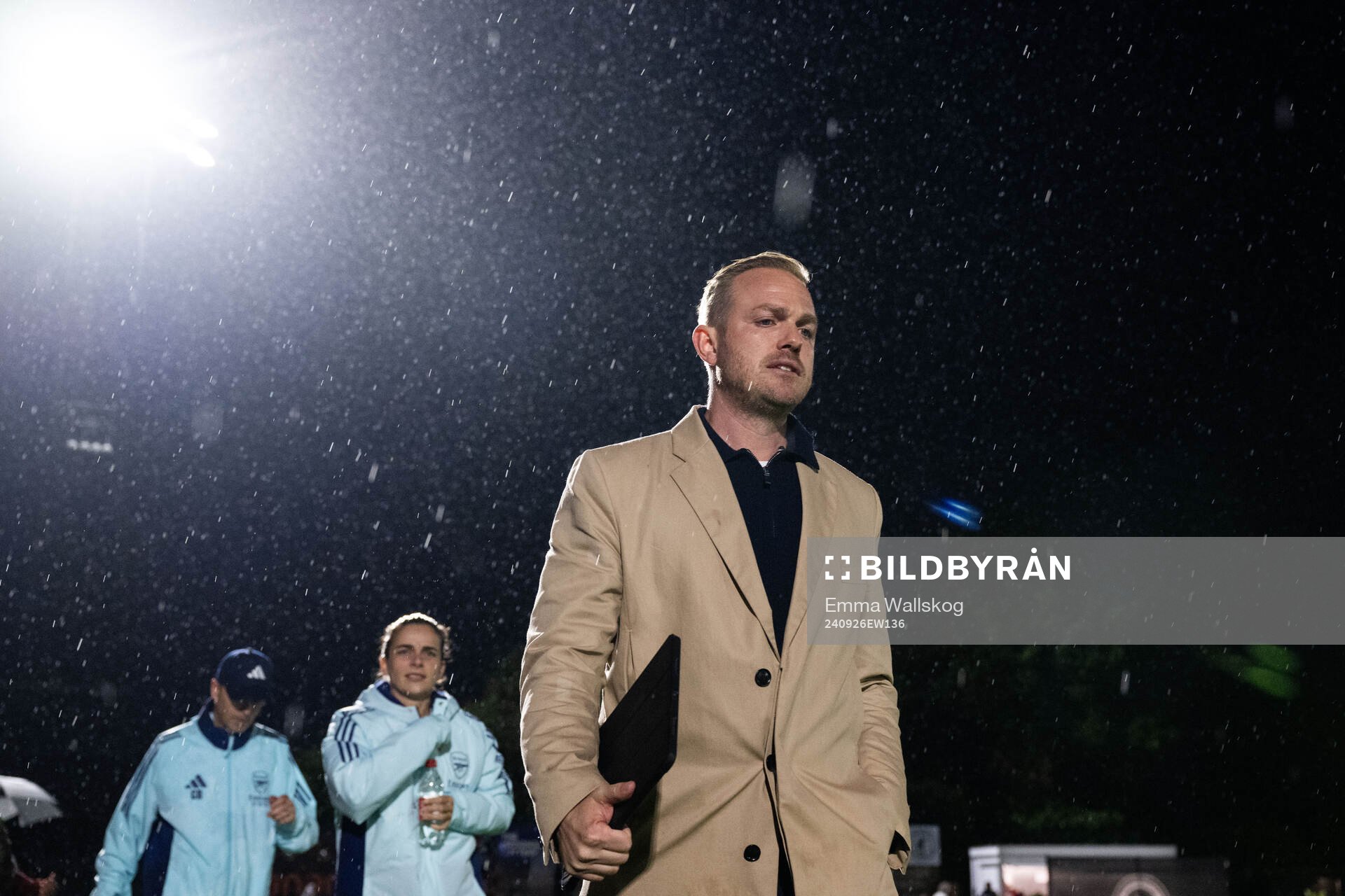 Head coach Jonas Eidevall of Arsenal