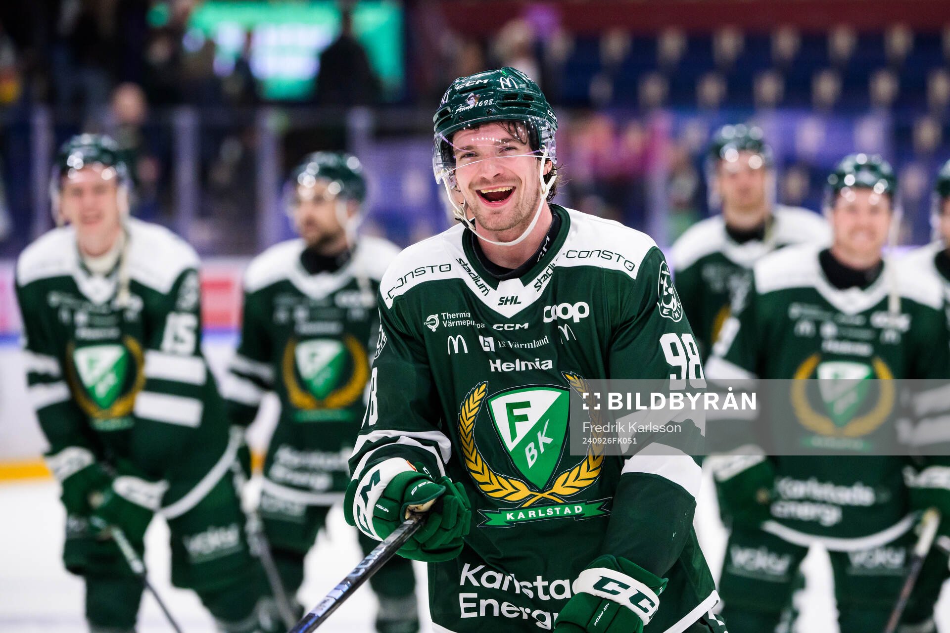 Färjestads Marian Studenic jublar