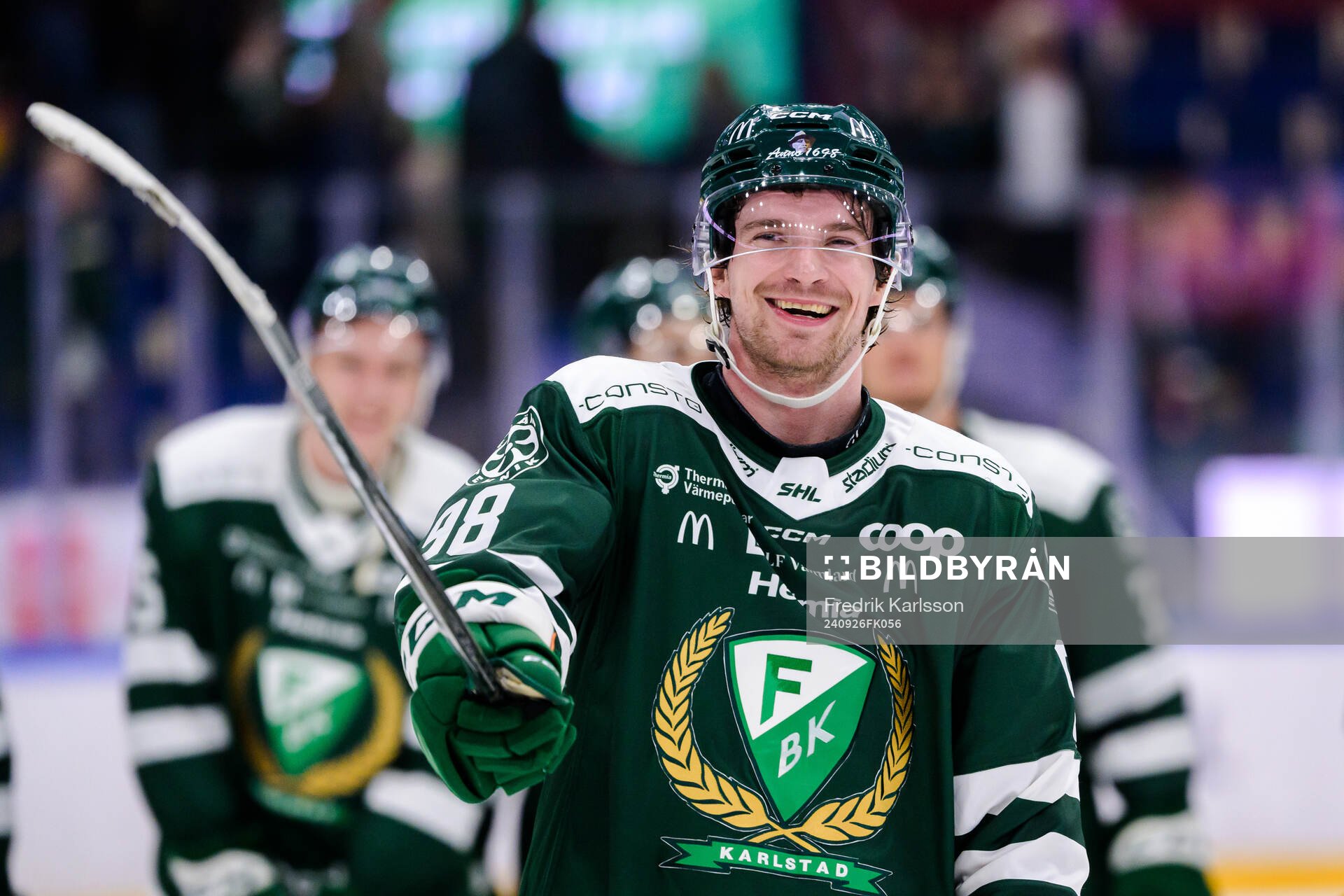 Färjestads Marian Studenic jublar