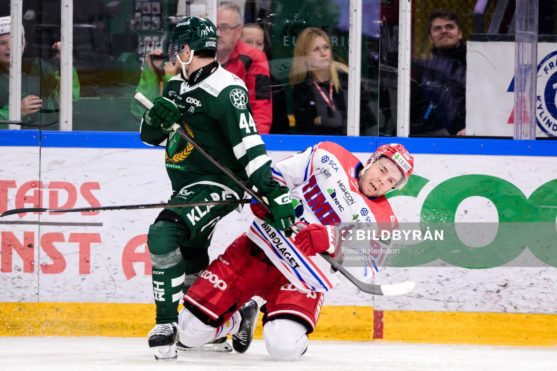 Färjestads Jonathan Andersson och Timrås Magnus