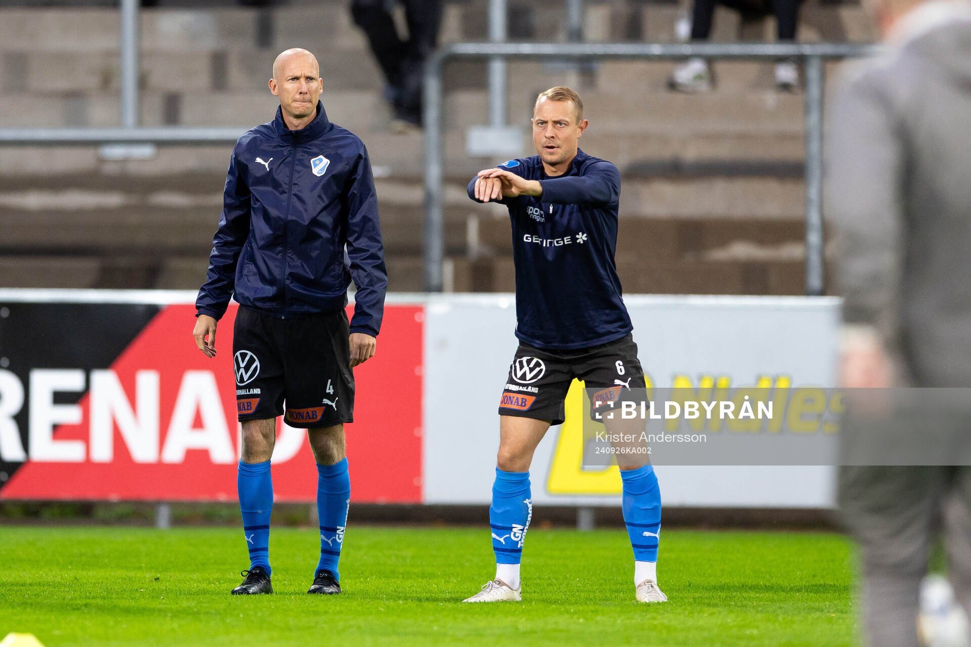 Halmstads Andreas Johansson och Joel Allansson
