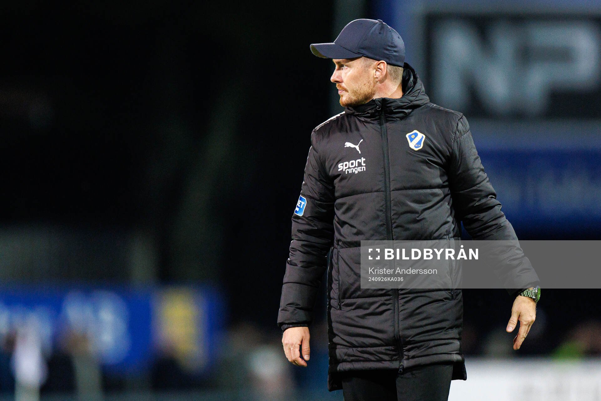 Halmstads huvudtränare Johan Lindholm