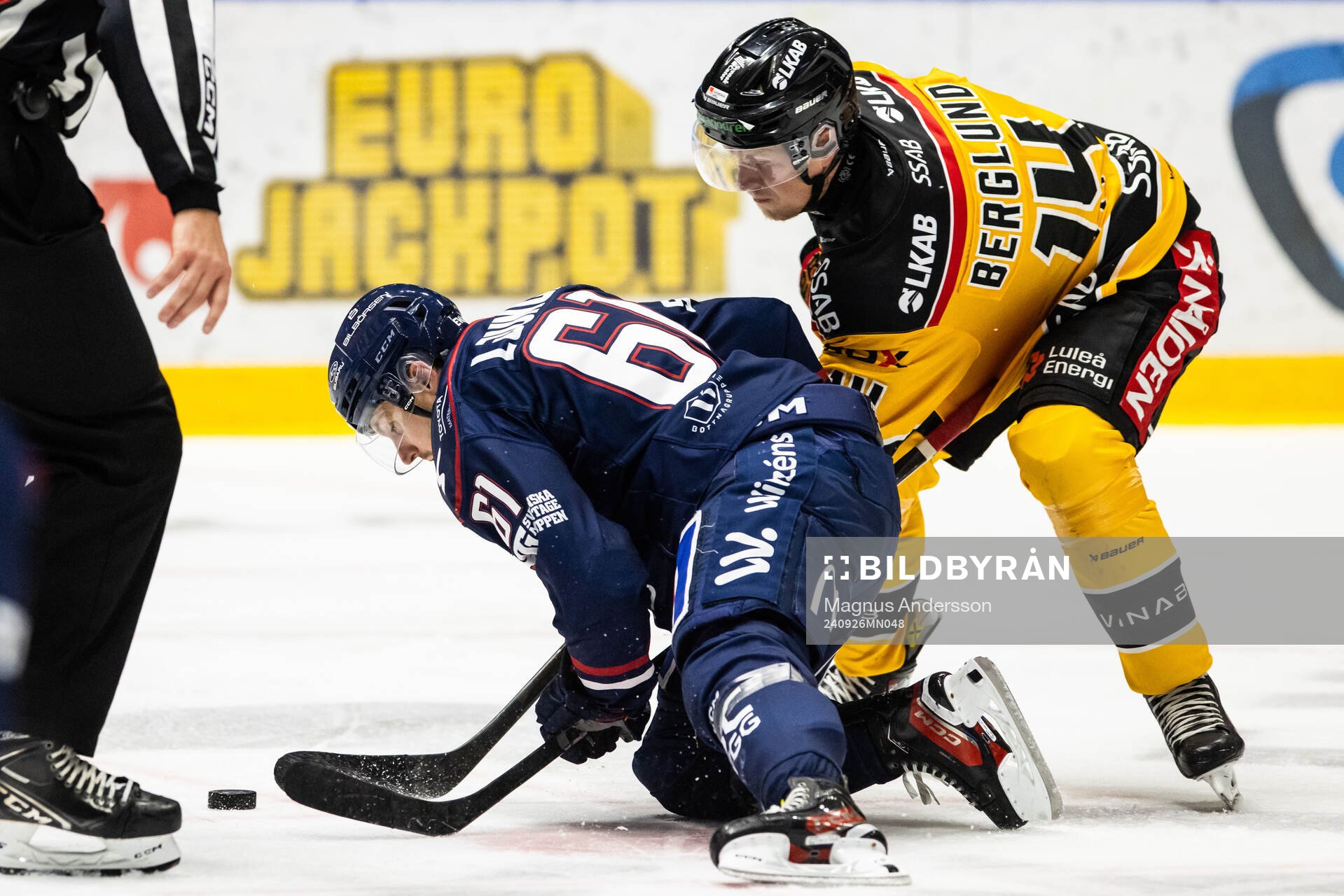 Linköpings Markus Ljungh och Luleås Jonas Berglund