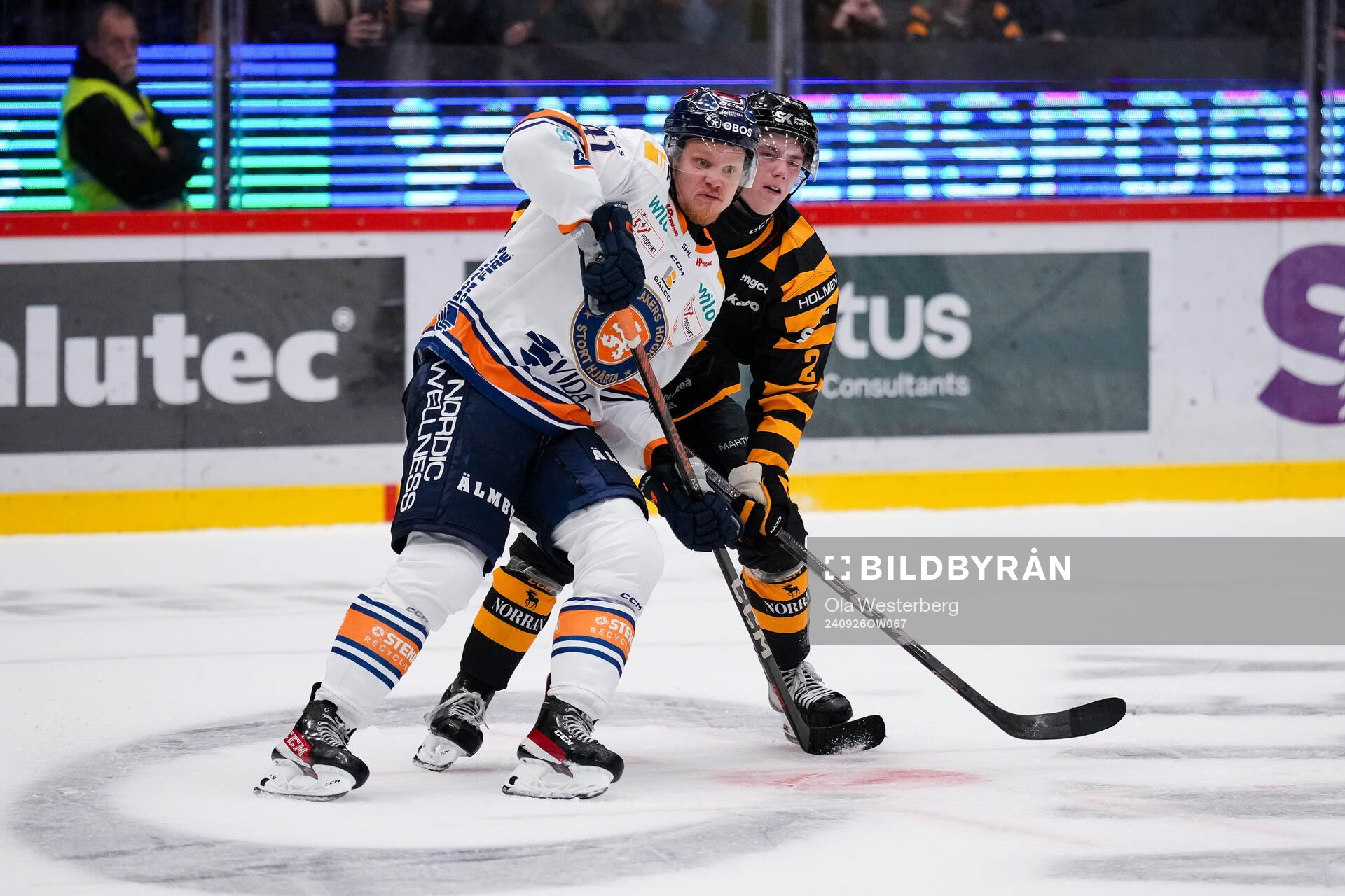 Växjös Ludvig Nilsson och Skellefteås Leo Sundqvist