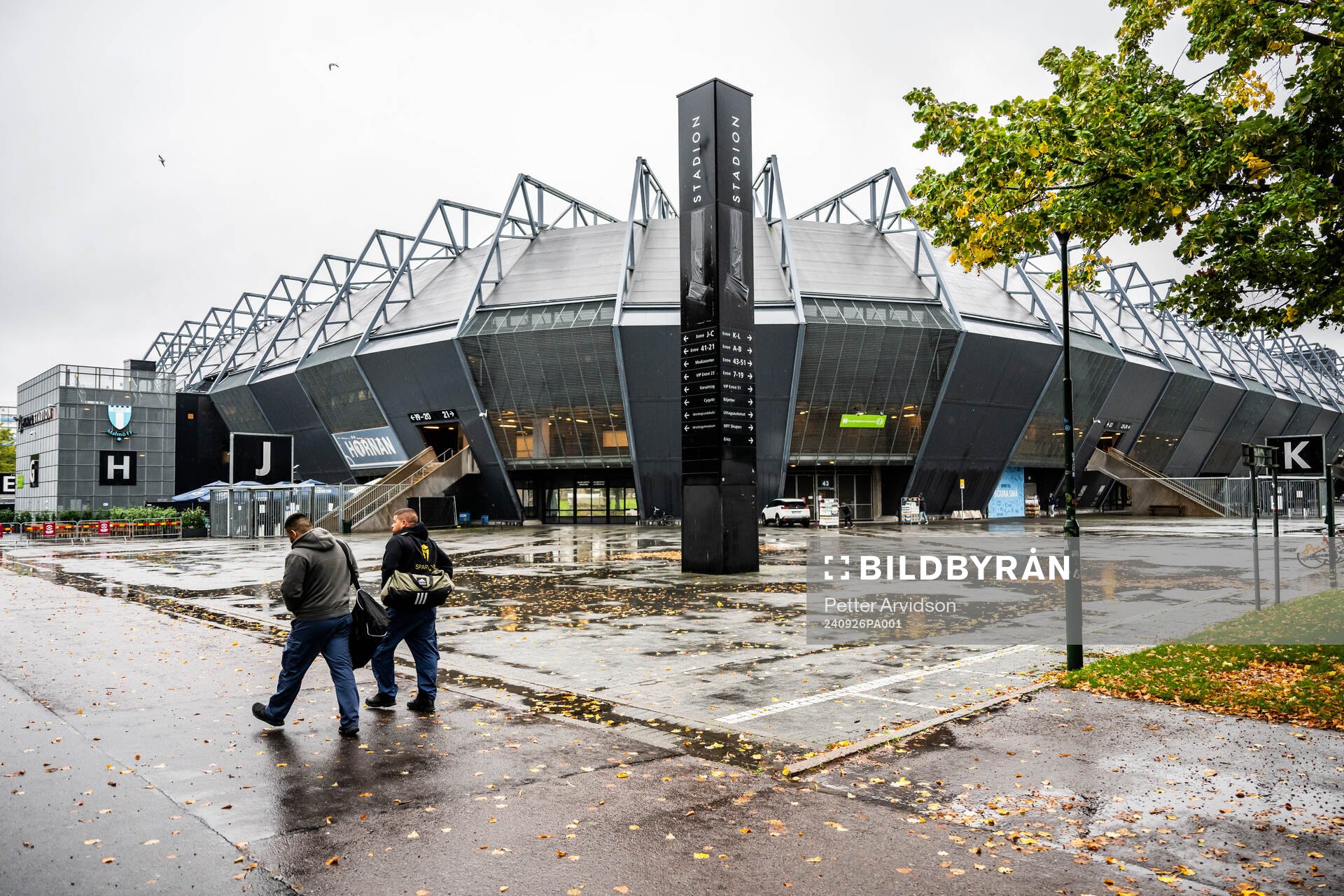 General view of Eleda Stadion