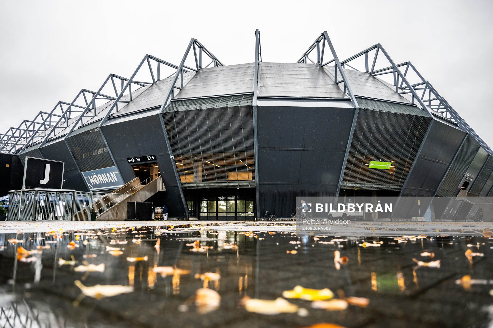 General view of Eleda Stadion