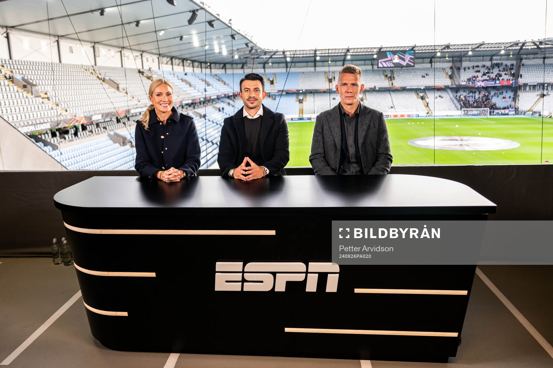Jessica Almenäs, Behrang Safari and Pontus Wernbloom in