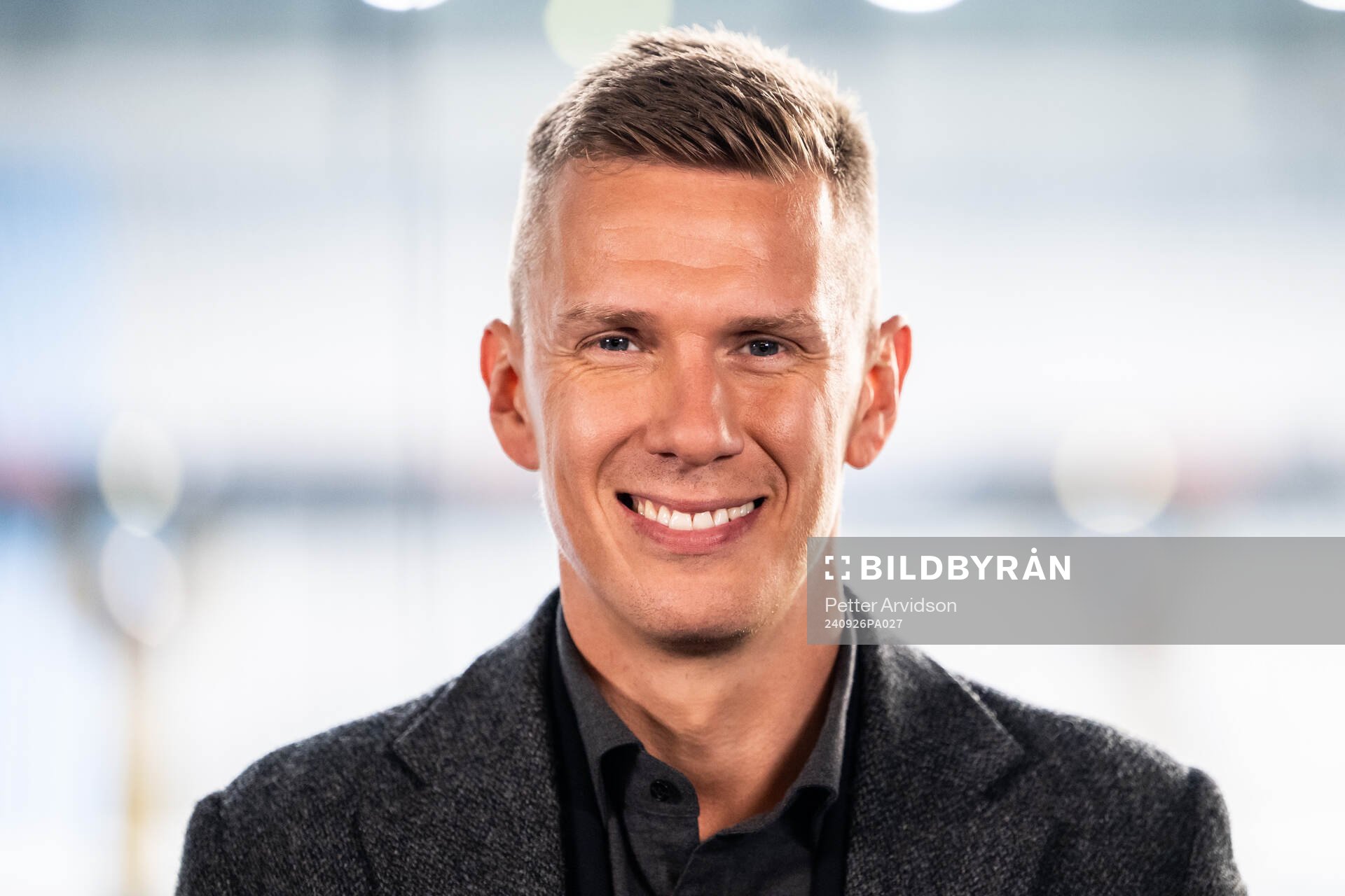 Pontus Wernbloom in the broadcaster ESPN studio