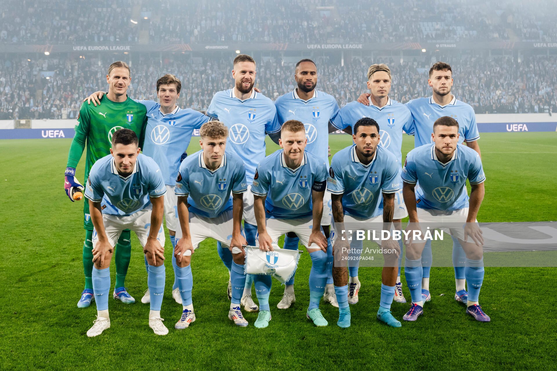 The starting eleven of Malmö FF