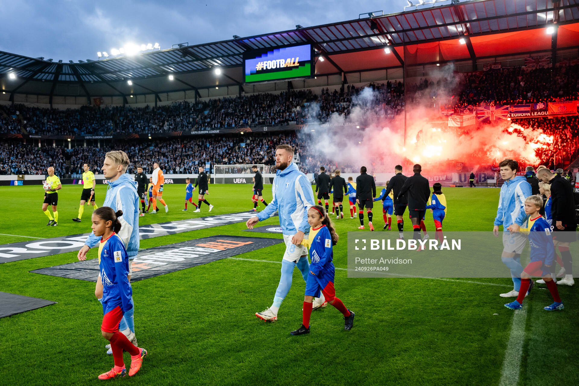 Jens Stryger Larsen, Pontus Jansson and Oliver Berg of
