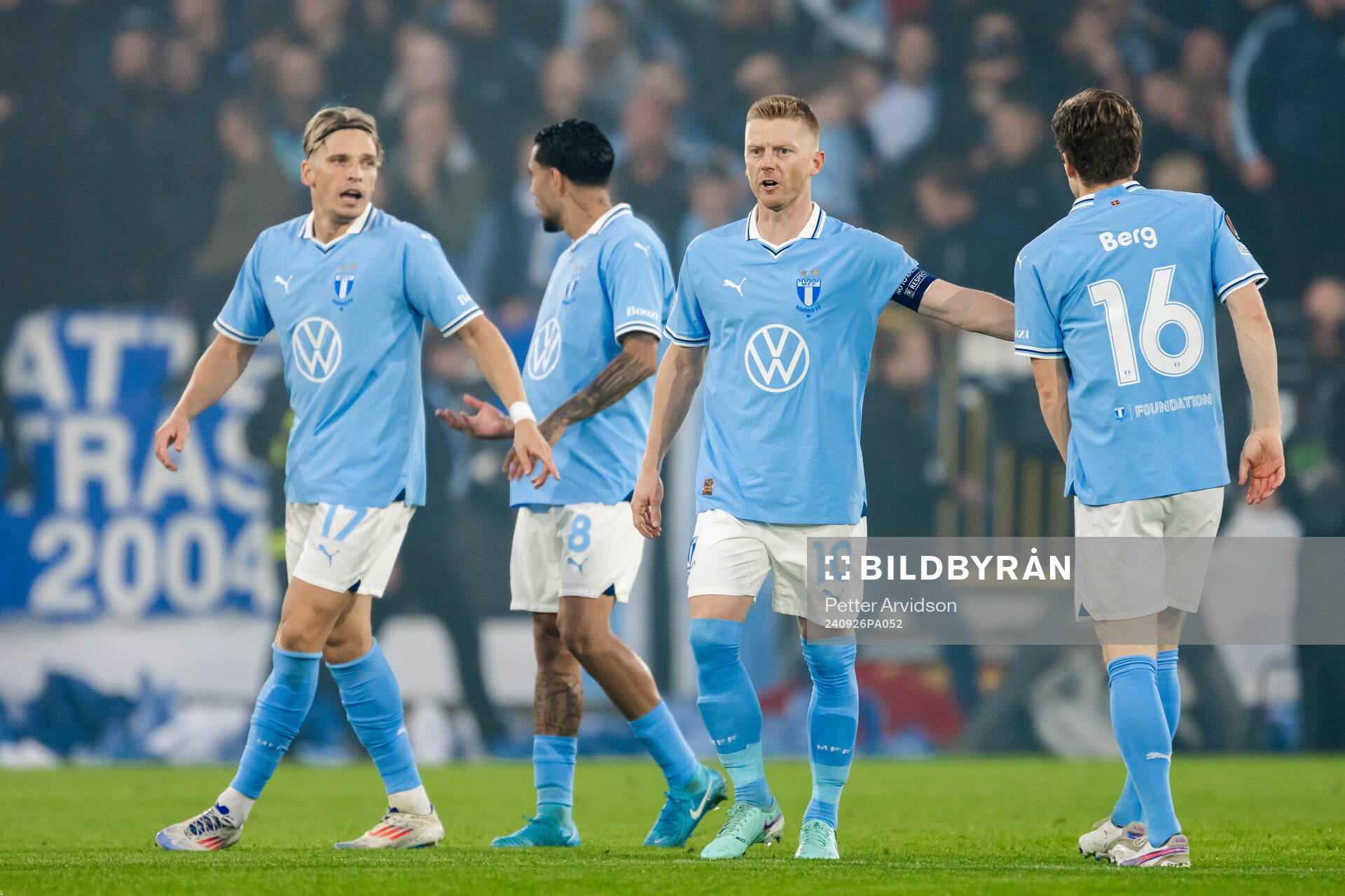 Anders Christiansen of Malmö FF looks dejected