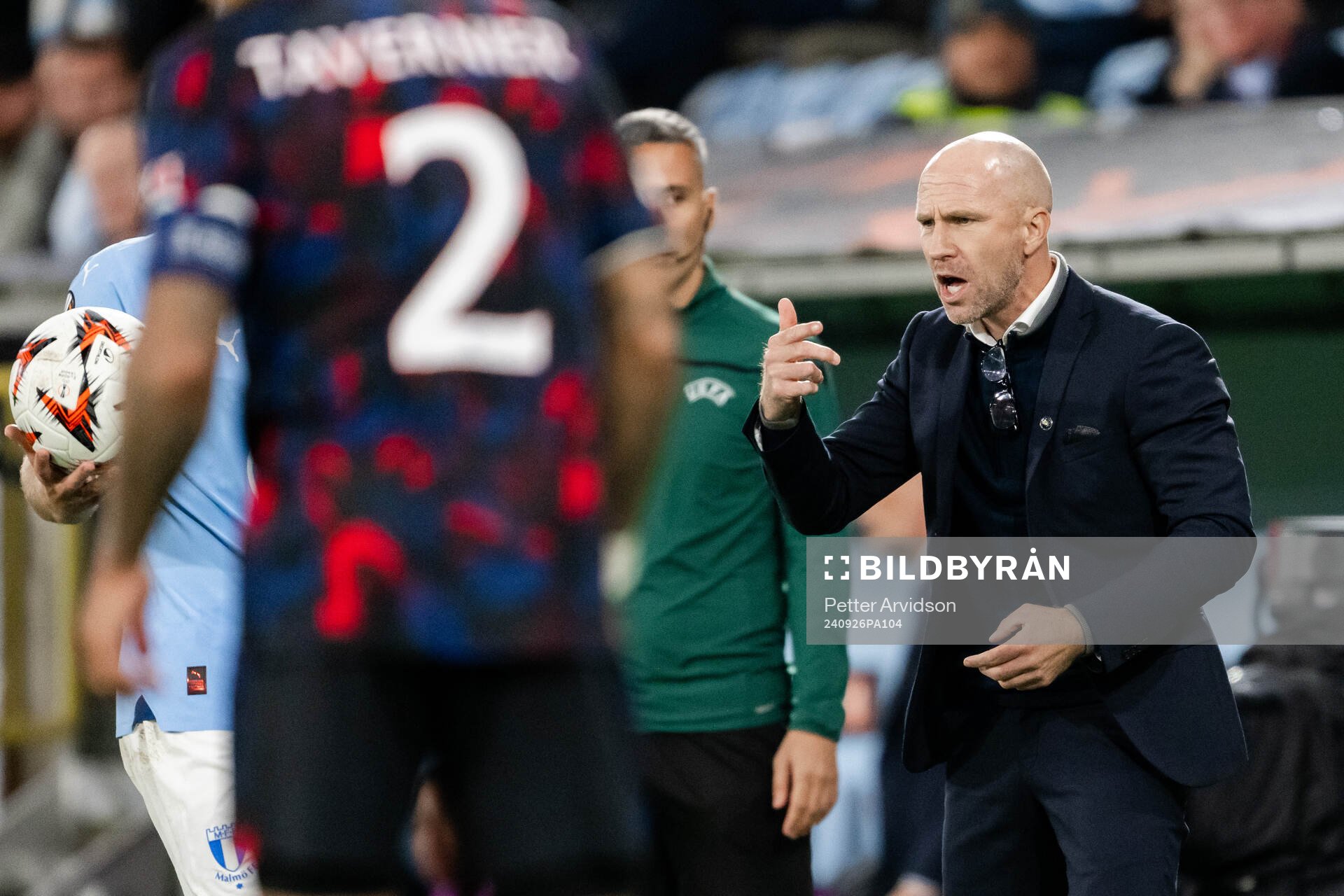 Head coach Henrik Rydström of Malmö FF